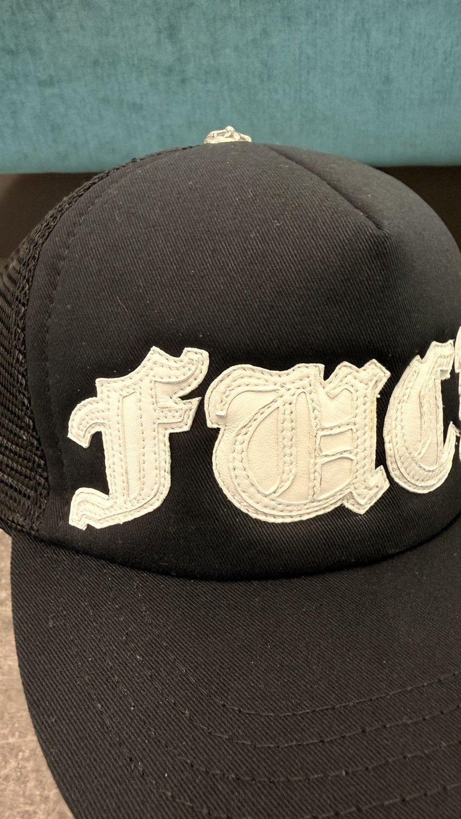 Chrome Hearts Ultra Rare Chrome Hearts Fuck Trucker Hats New Size ONE SIZE - 2 Thumbnail