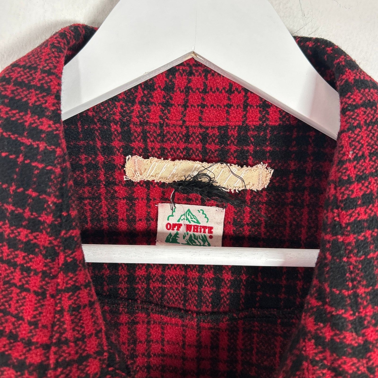 Off-White Off-White Red Tartan Check Flannel Size M Size US M / EU 48-50 / 2 - 2 Thumbnail