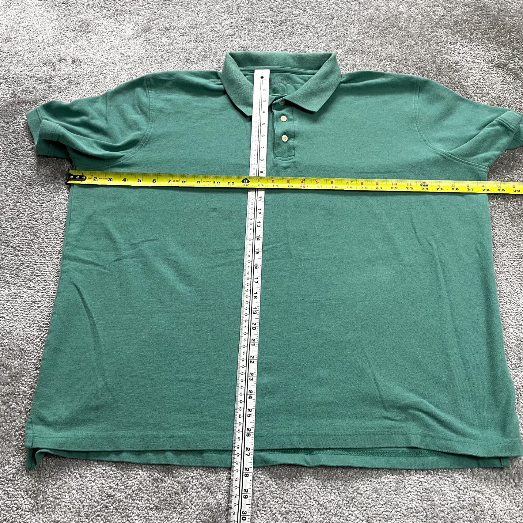 Croft & Barrow Croft & Barrow Polo Shirt Mens 2XL Green Short Sleeve Collared Cotton Golf Tennis Classic Sports Shirt Mens 2XL Green Size US XXL / EU 58 / 5 - 7 Thumbnail