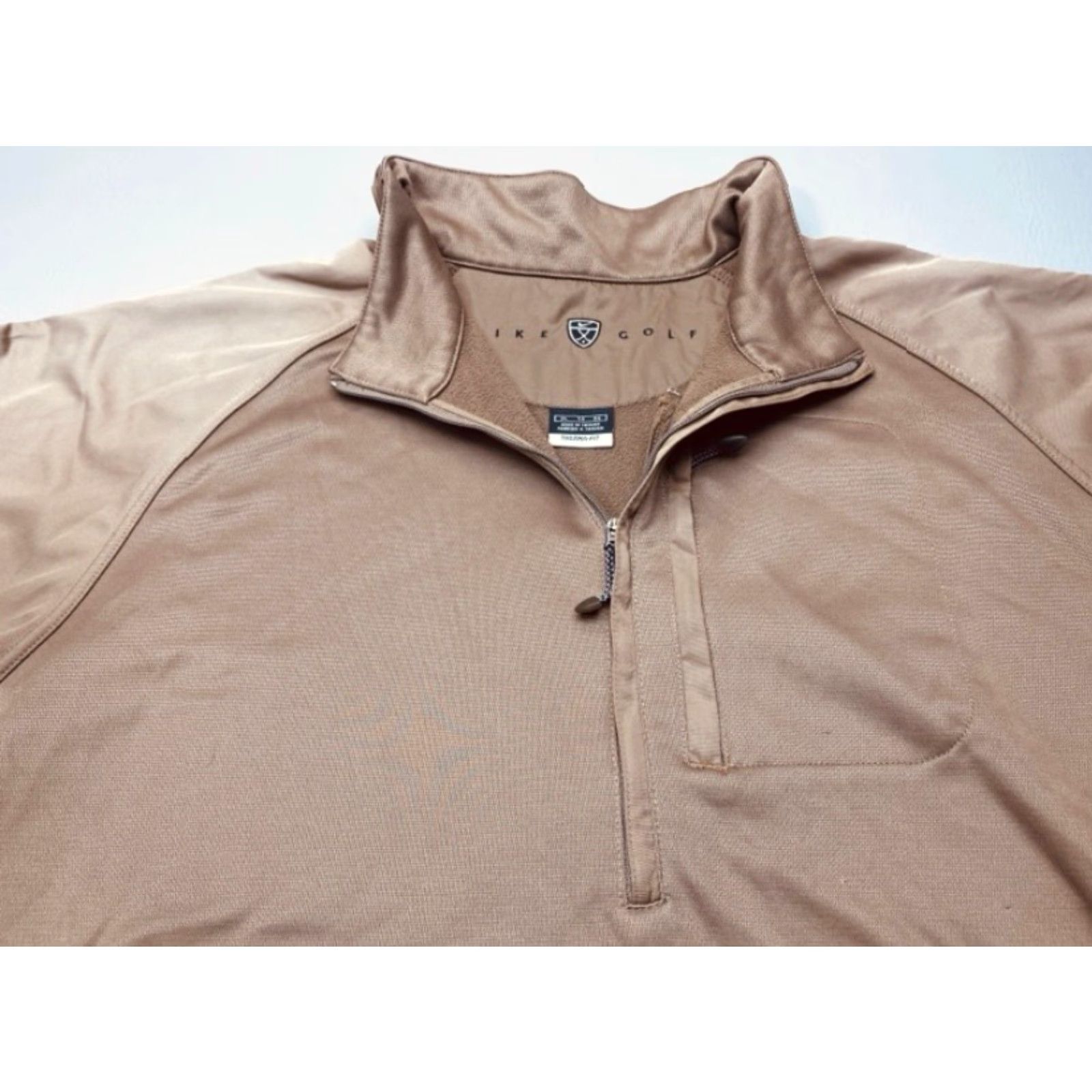 Nike VINTAGE Nike Golf Therma-Fit 1/2 Zip Fleece Pullover Mens XL Brown Chest Pocket 8253 Size US XL / EU 56 / 4 - 6 Thumbnail