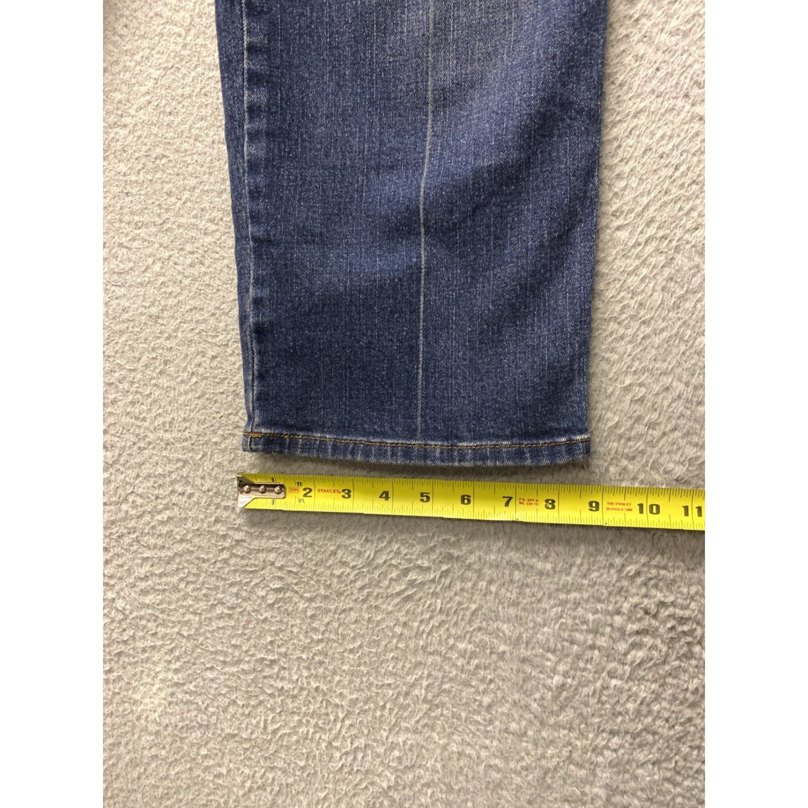 Loft LOFT Women's Wide Leg Jeans 32x24 Denim Jeans Size 8 Blue Capri 159-38 Size 32" / US 10 / IT 46 - 6 Thumbnail