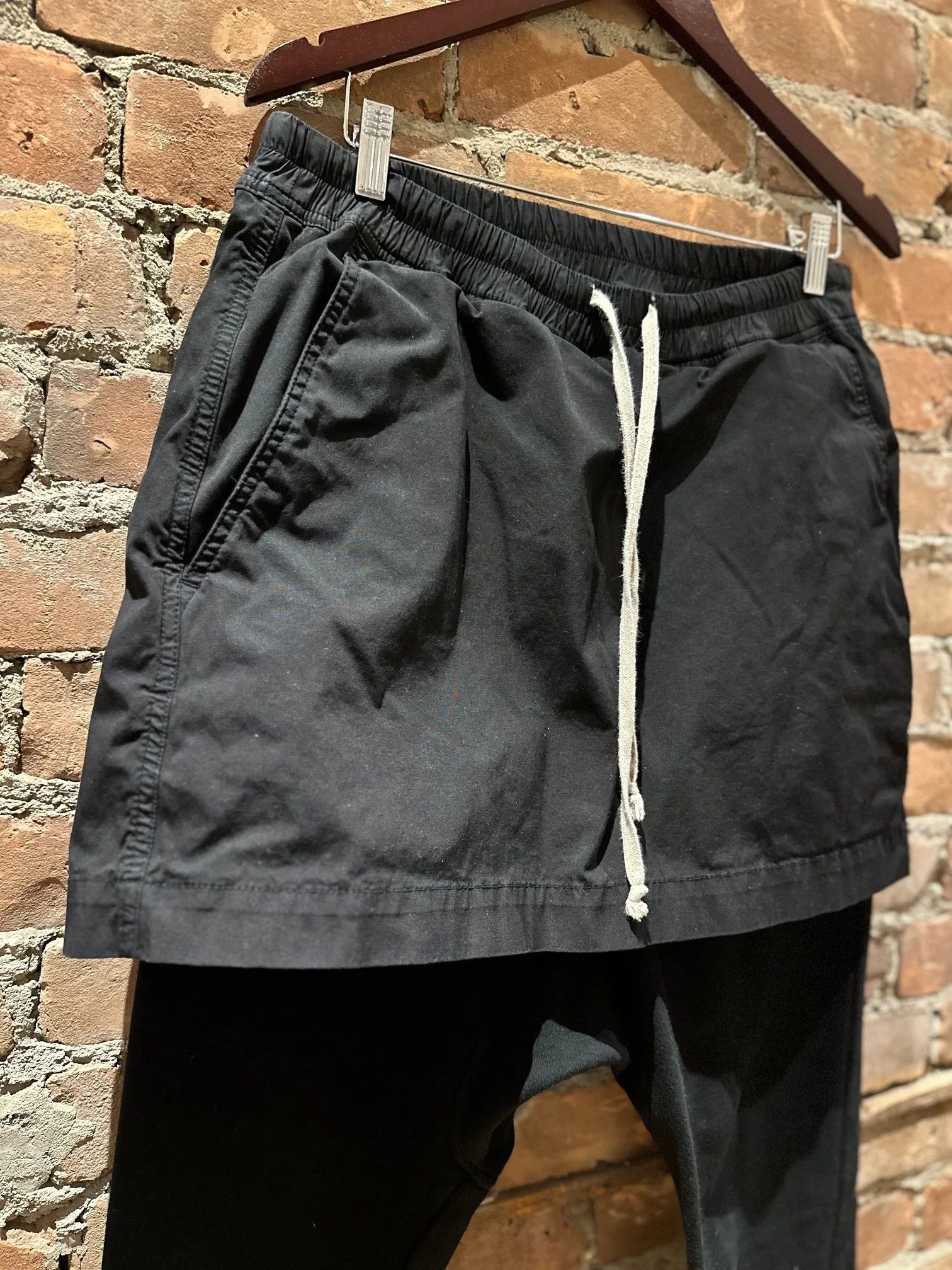 Rick Owens Drkshdw Rick Owens DRKSHDW "Pod Sweatpants Combo" (DU15F5395-TEWF) Size US 32 / EU 48 - 3 Thumbnail