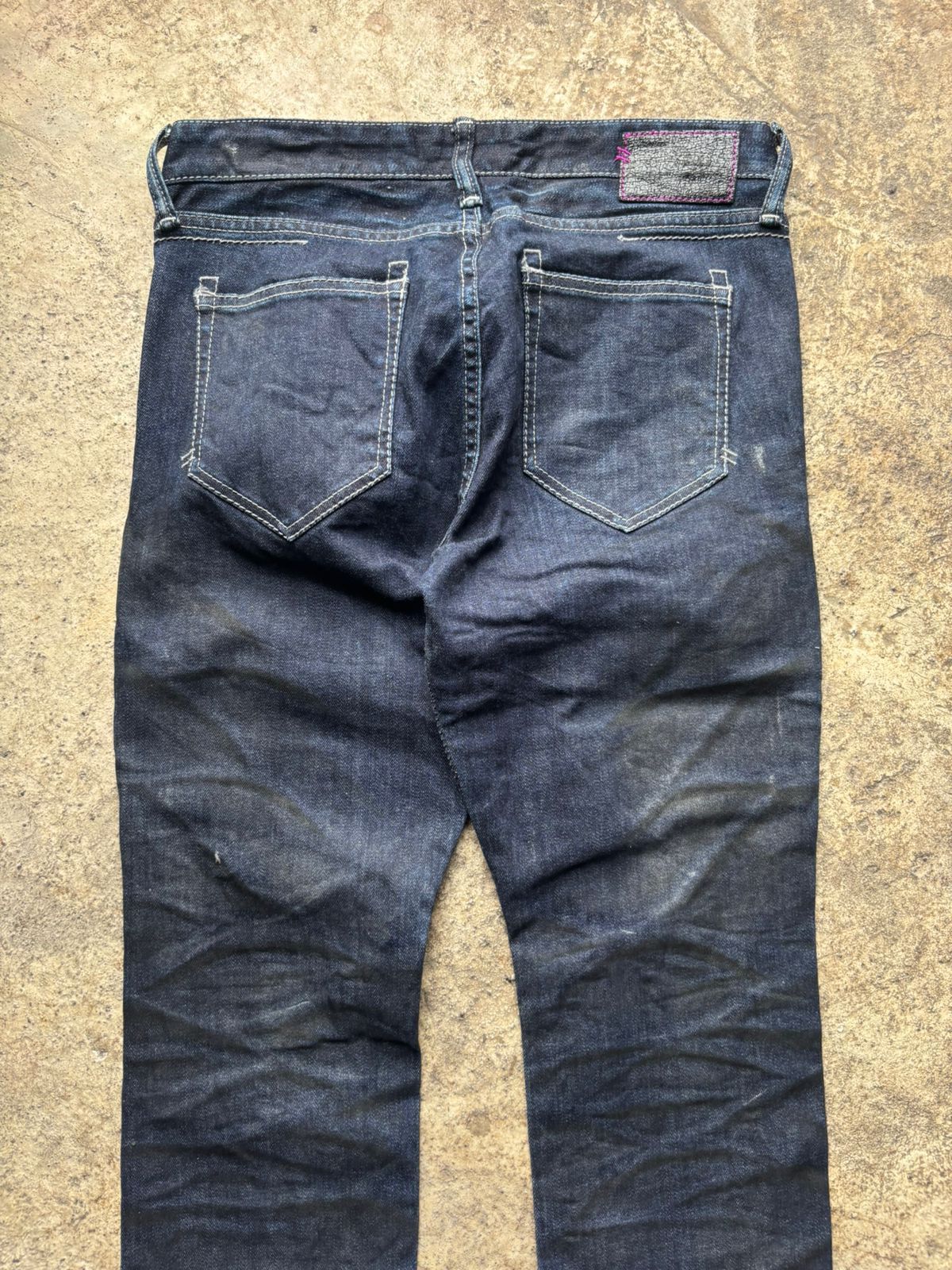 CIVARIZE 2000s Civarize Silver Claw Marks Bikers Jeans Size US 28 / EU 44 - 10 Thumbnail
