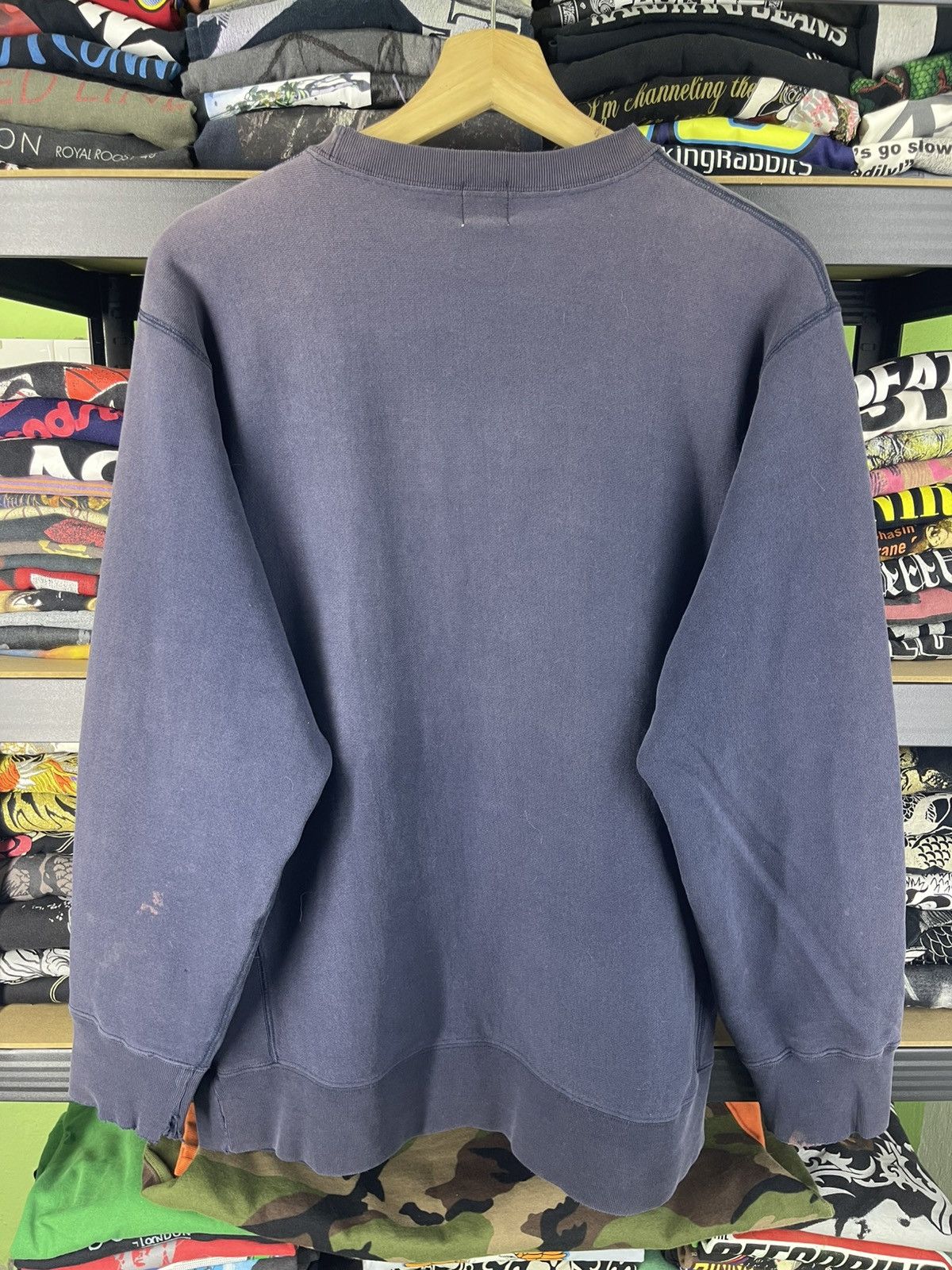 Bape Vintage A Bathing Ape (BAPE) Distressed swetshirt Size US M / EU 48-50 / 2 - 9 Thumbnail