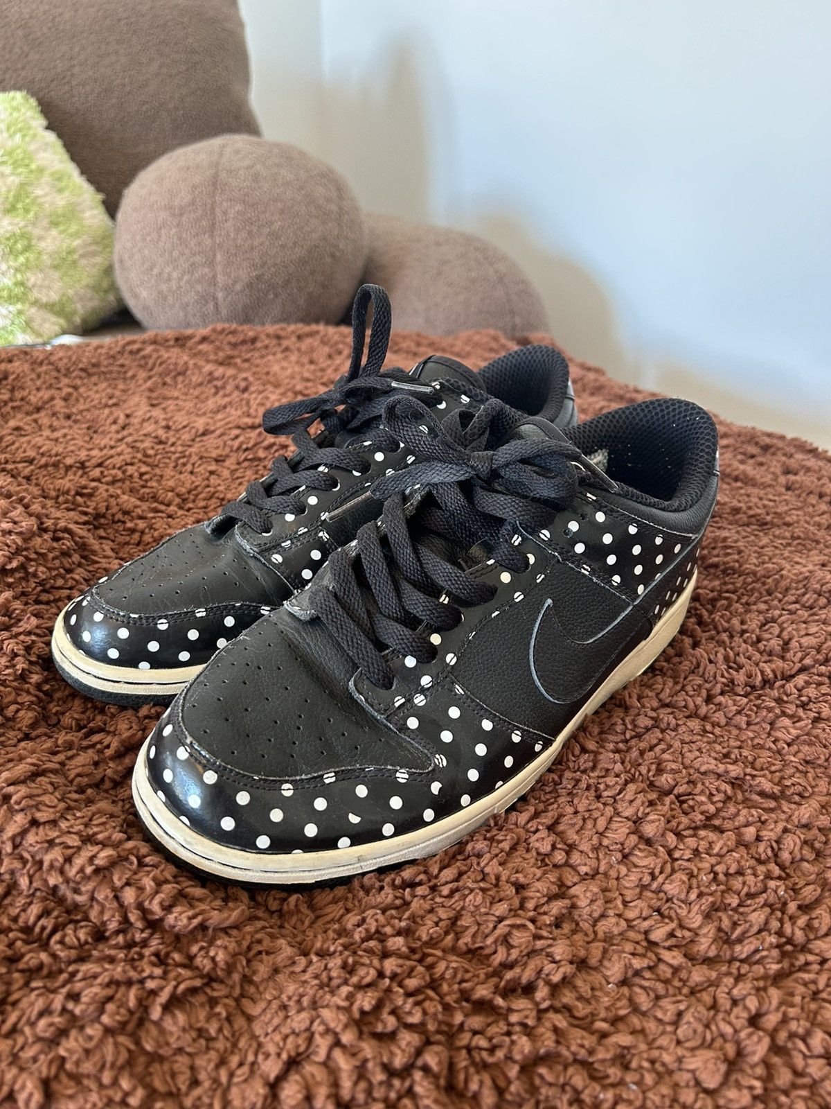Fragment Design × Nike Nike Dunk Low Fragment Polka Dot Vintage 2005 Size US 9 / EU 42 - 2 Thumbnail