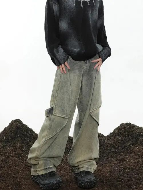 Jean × Vintage Opium Baggy Denim Jeans y2k Size US 30 / EU 46 - 3 Thumbnail