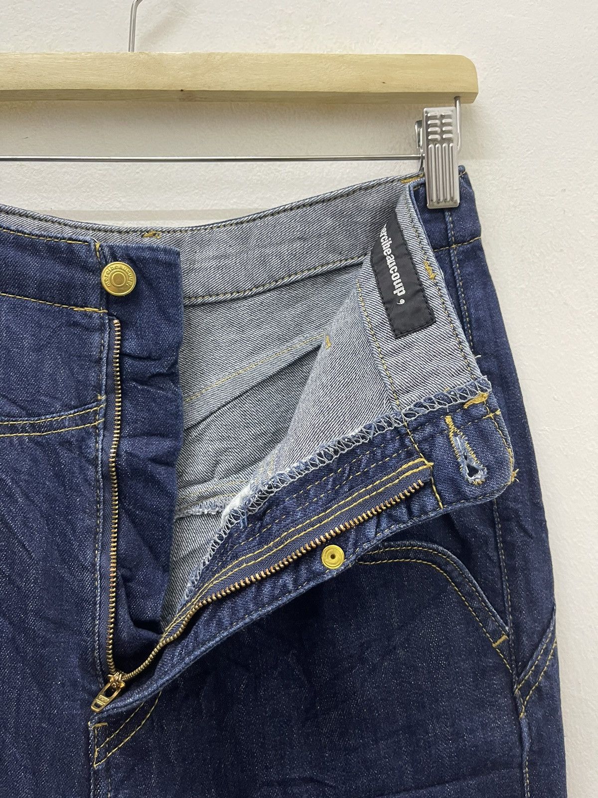 Issey Miyake Rare MERCIBEAUCOUP Issey Miyake High Waist Denim Size US 27 - 6 Thumbnail