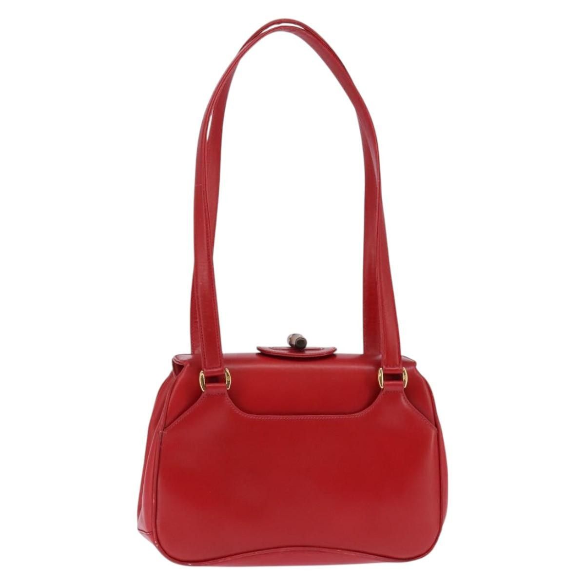 Gucci Gucci Vintage Bamboo Shoulder Bag Leather Size ONE SIZE - 1 Thumbnail