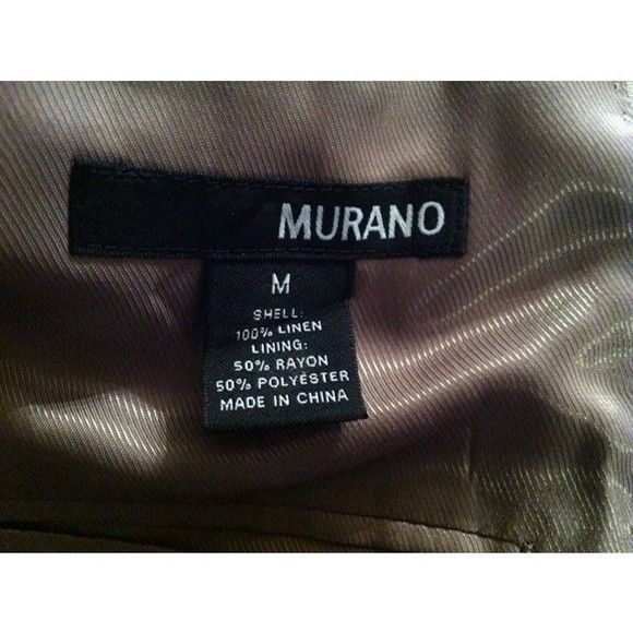 MURANO MEN'S 100%LINEN SPORT JACKET BLAZER SIZE: M
