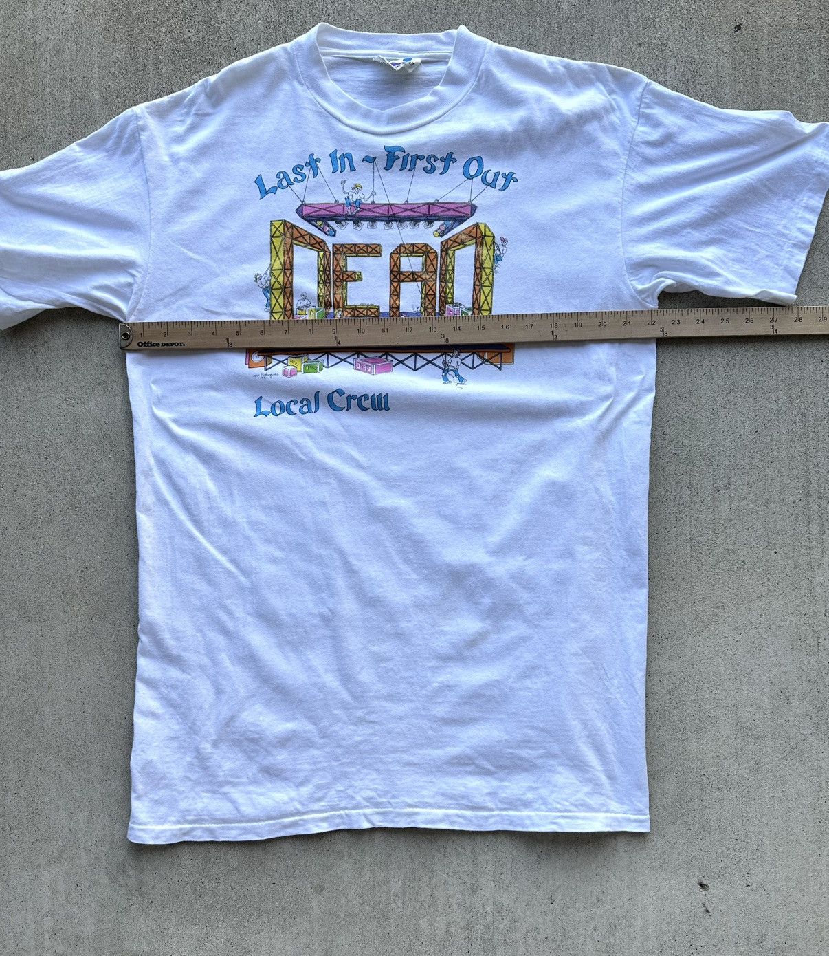Grateful Dead × Liquid Blue × Vintage Vintage Grateful Dead Local Crew Tee Xl Liquid Blue 90s Size US XL / EU 56 / 4 - 6 Thumbnail