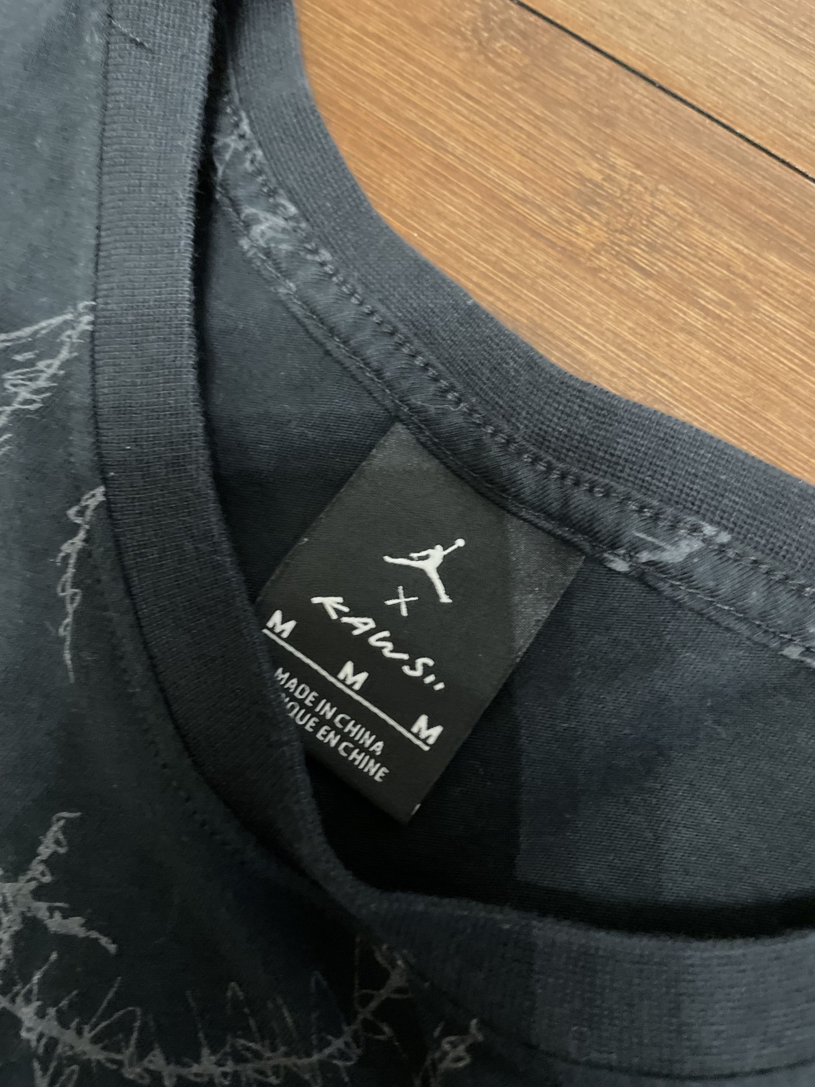 Jordan Brand × Kaws KAWS X JORDAN TEE T-SHIRT BLACK Size US M / EU 48-50 / 2 - 3 Thumbnail