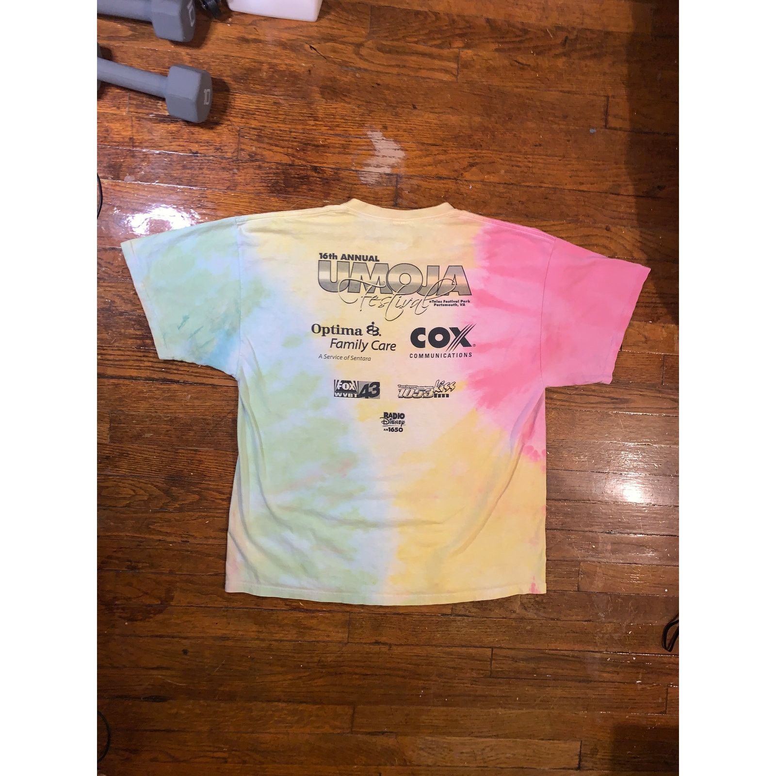 Other × Vintage 2006 Umoja Festival Tie Dye Tee XL Delta Pro Weight Africa Size US XL / EU 56 / 4 - 4 Thumbnail