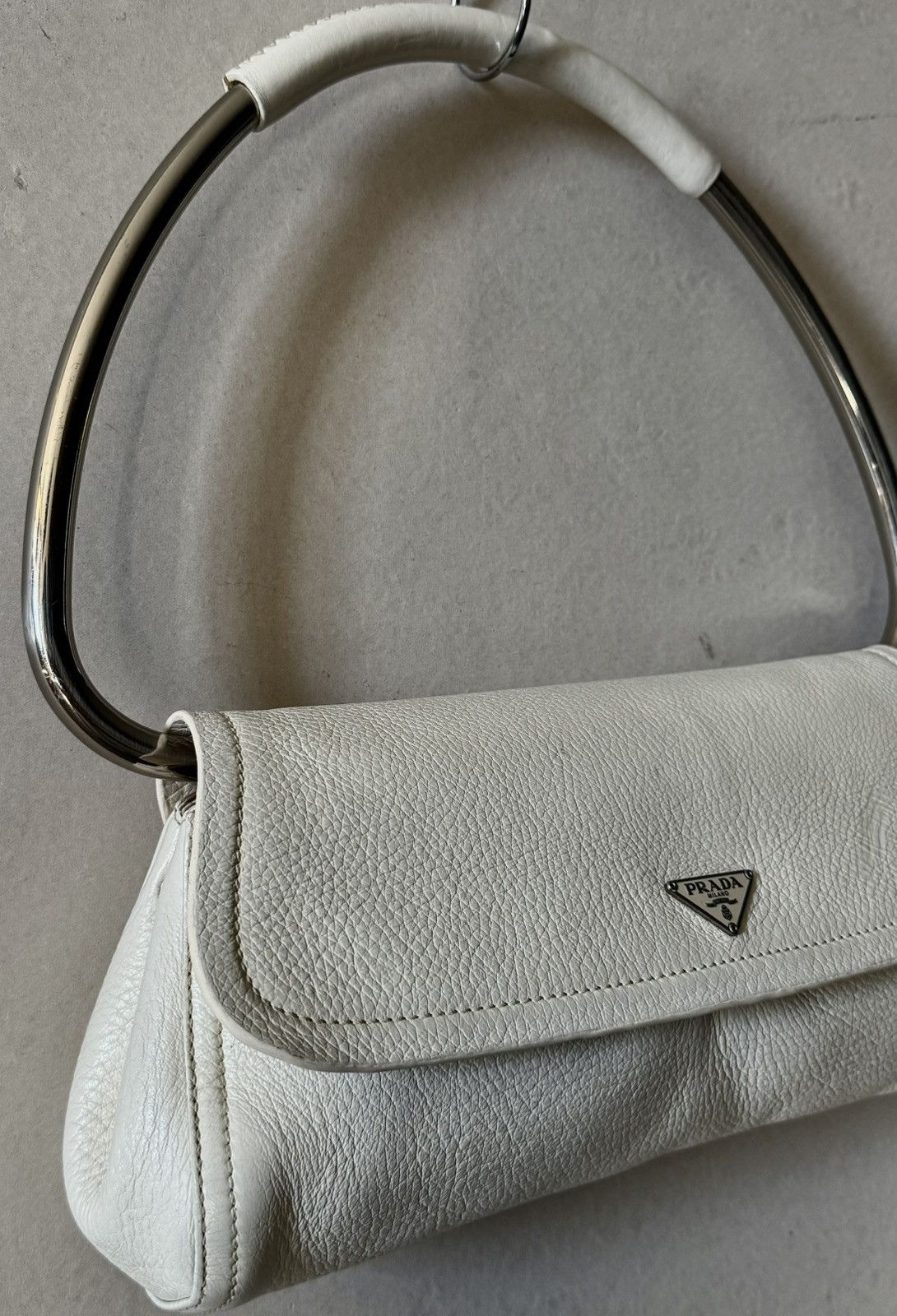 Prada Archive Prada - Miuccia - SS2003 - Leather Metal Swing Bag Size ONE SIZE - 5 Thumbnail