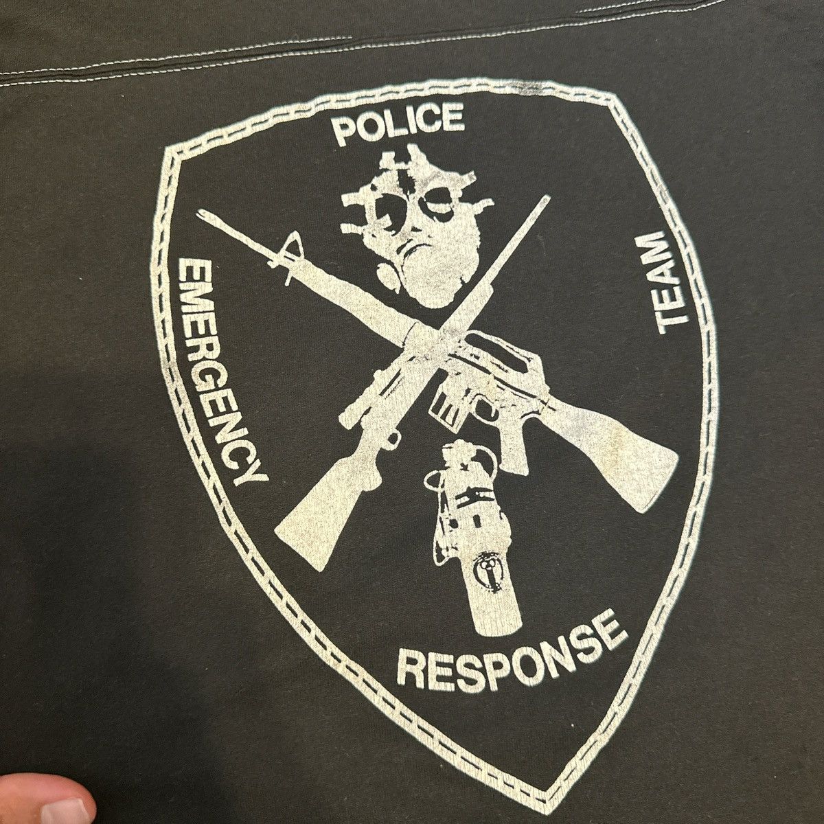 Jerzees × Vintage 80s police rescue team Size US M / EU 48-50 / 2 - 2 Thumbnail