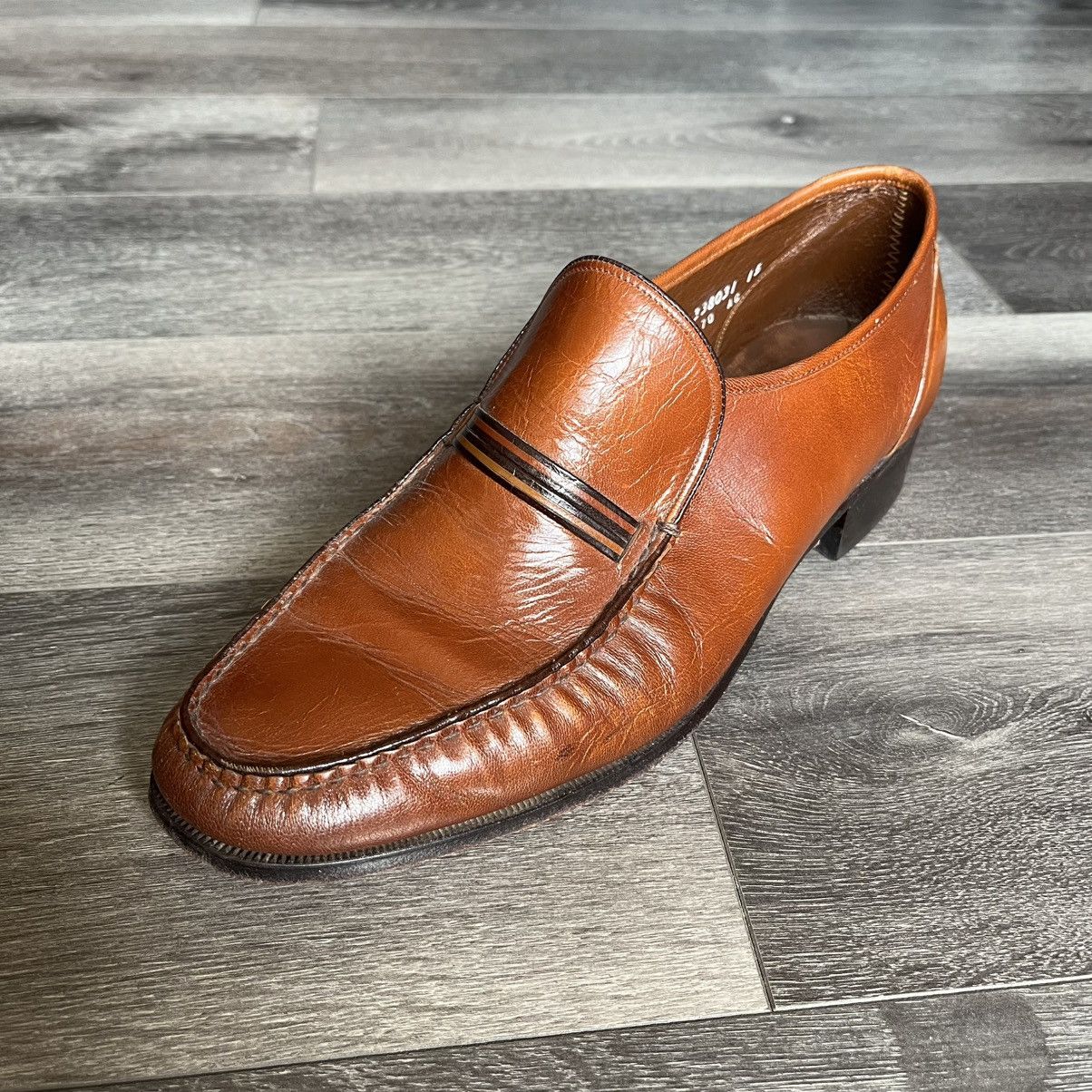 Florsheim Vintage 1990s Florsheim Imperial The Shoe Leather Loafers 12 Size US 12 / EU 45 - 12 Thumbnail