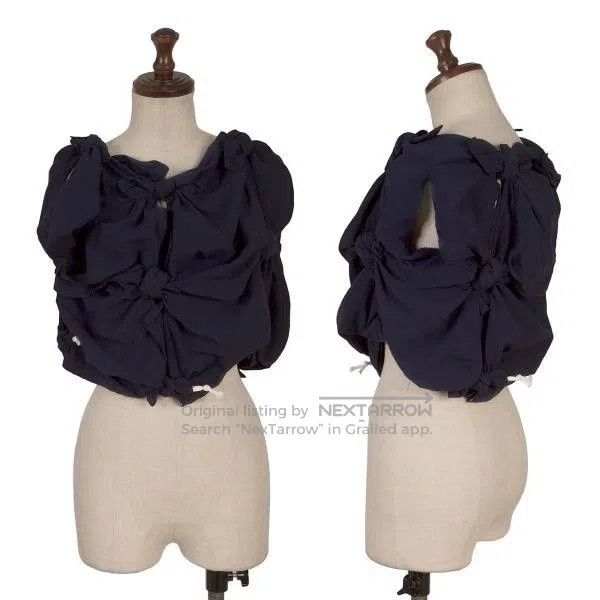 Comme des Garcons Comme Des Garcons Navy Retro Knot Top Size M / US 6-8 / IT 42-44 - 1 Thumbnail