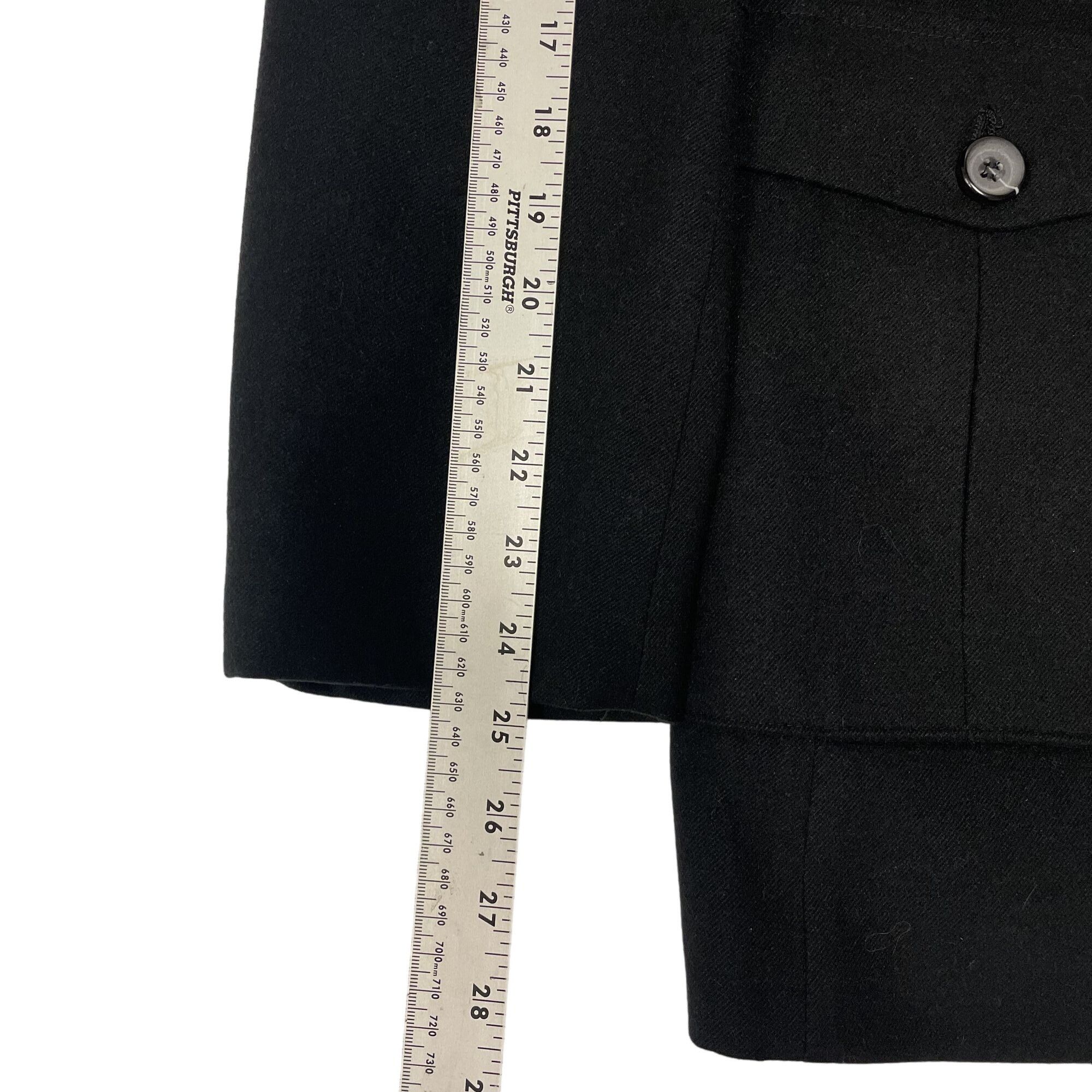 Other Liena Uomo Black SAFARI STYLE Sport Coat MODERN Jacket Size 42R - 9 Thumbnail