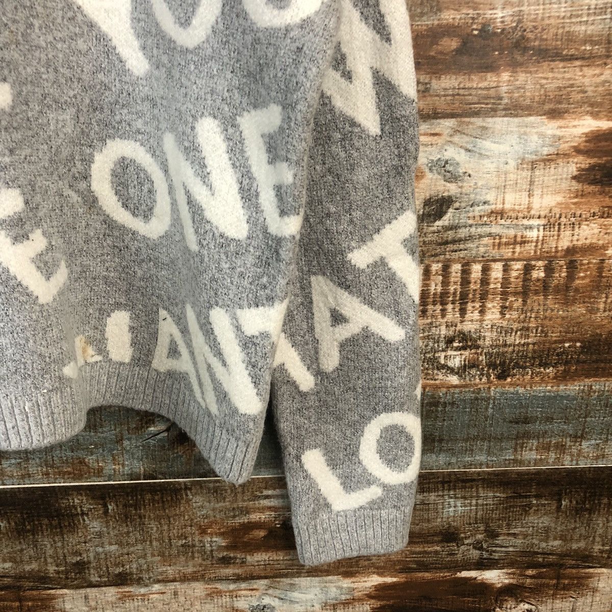 Homespun Knitwear × Japanese Brand DL Vampire Weekend Gray Sweaters #C749 Size US M / EU 48-50 / 2 - 7 Thumbnail