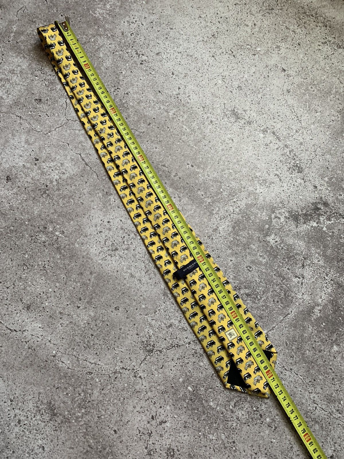 Burberry × Vintage RARE Burberry London Car Tie Size ONE SIZE - 7 Thumbnail