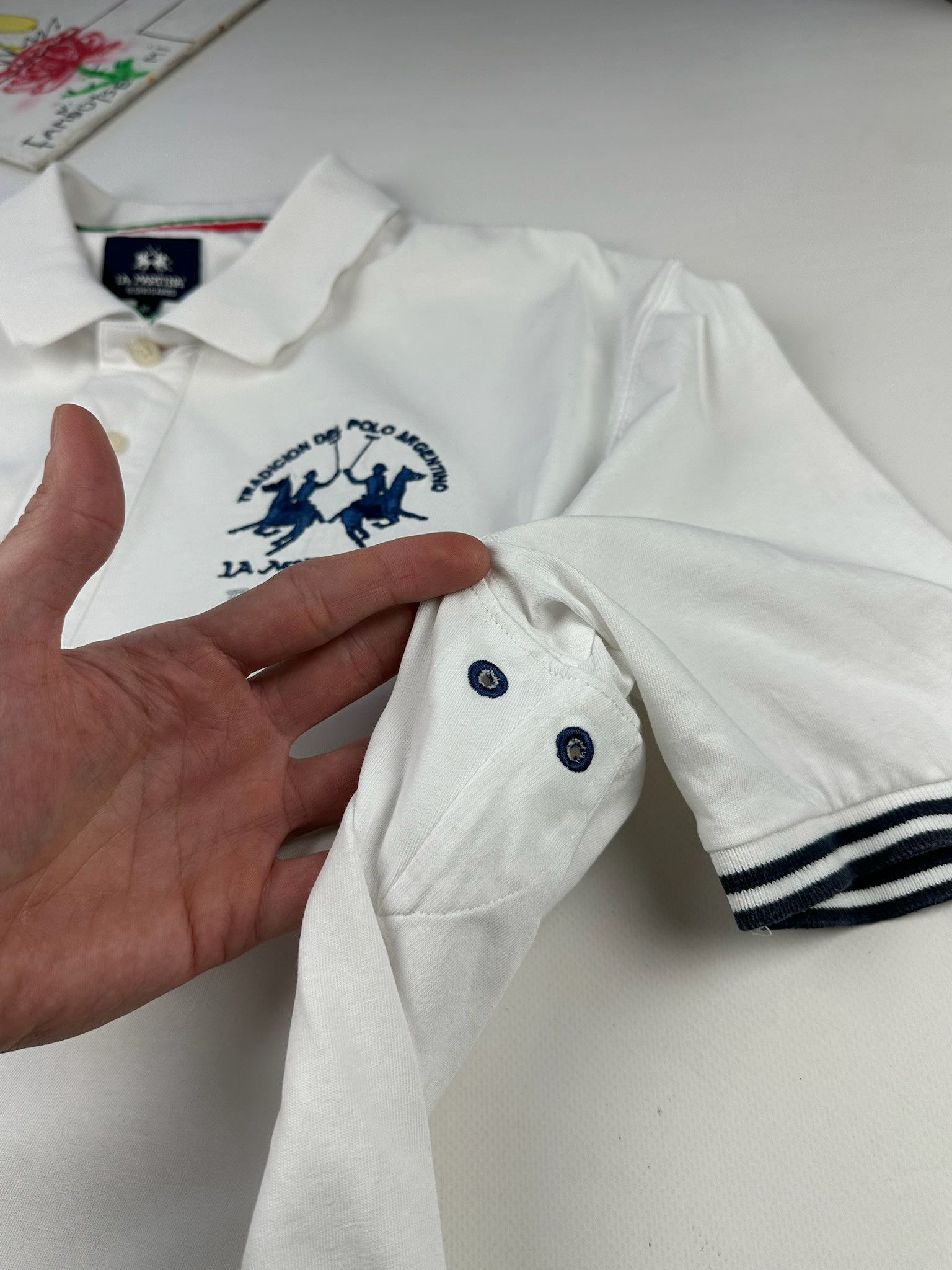 La Martina Y2K Maserati La Martina Polo Rugby TShirt Ralph Style Dubai Size US XL / EU 56 / 4 - 9 Thumbnail