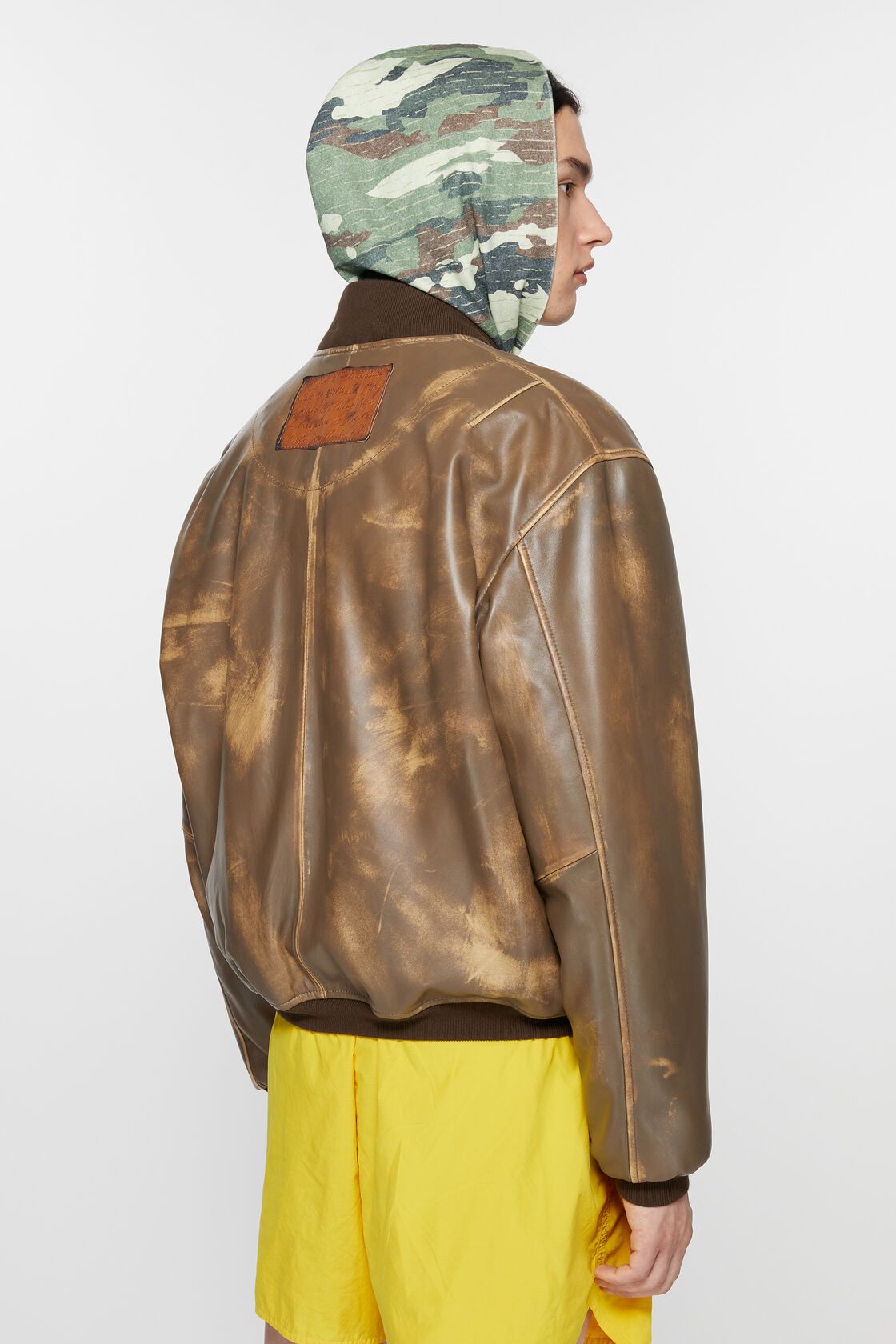 Acne Studios o1s1v1n0724 Leather Jacket in Multicolor Size US M / EU 48-50 / 2 - 3 Thumbnail