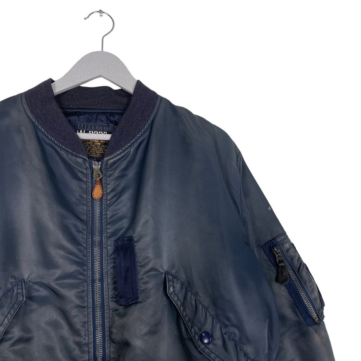 Japanese Brand 💥HOUSTON INC TYPE MA1 RIOT BOMBER SUNFADED JACKET Size US L / EU 52-54 / 3 - 6 Thumbnail