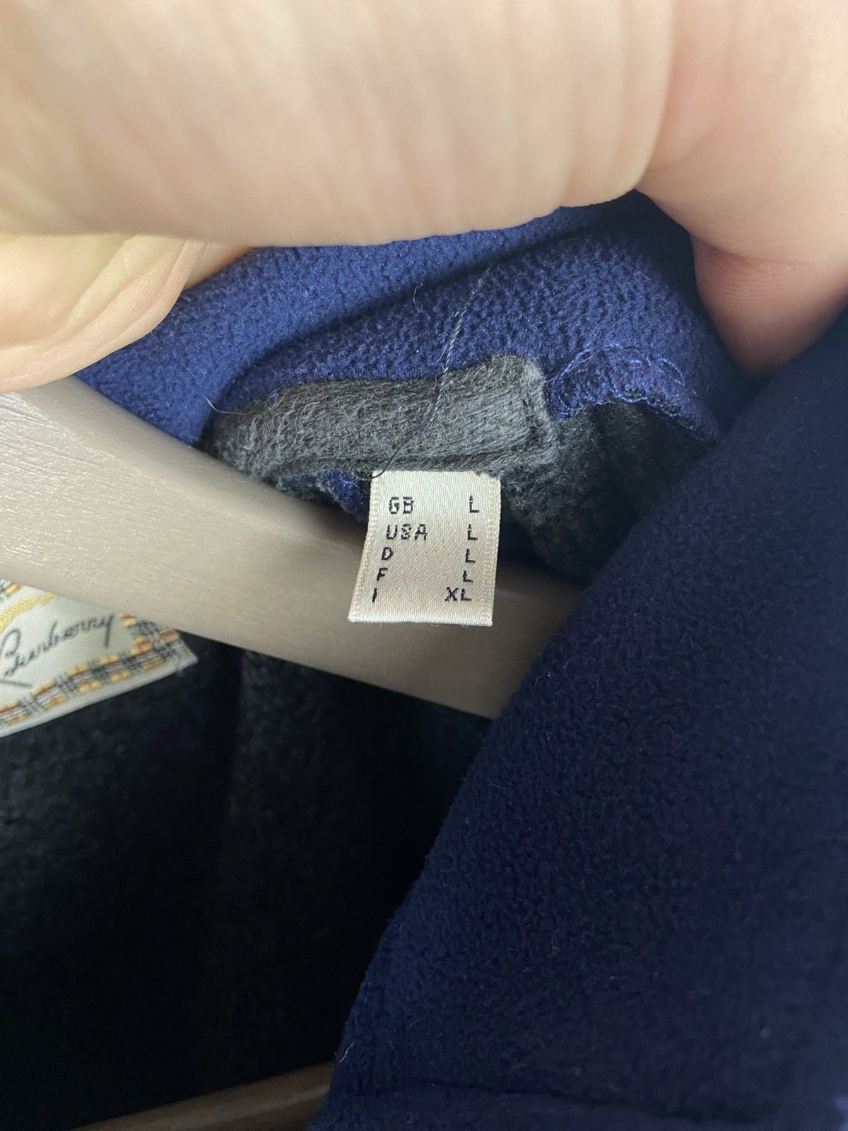 Burberry Vintage Thomas Burberry Sport Womens 1/4 Zip Fleece Sweater Size L / US 10 / IT 46 - 8 Thumbnail