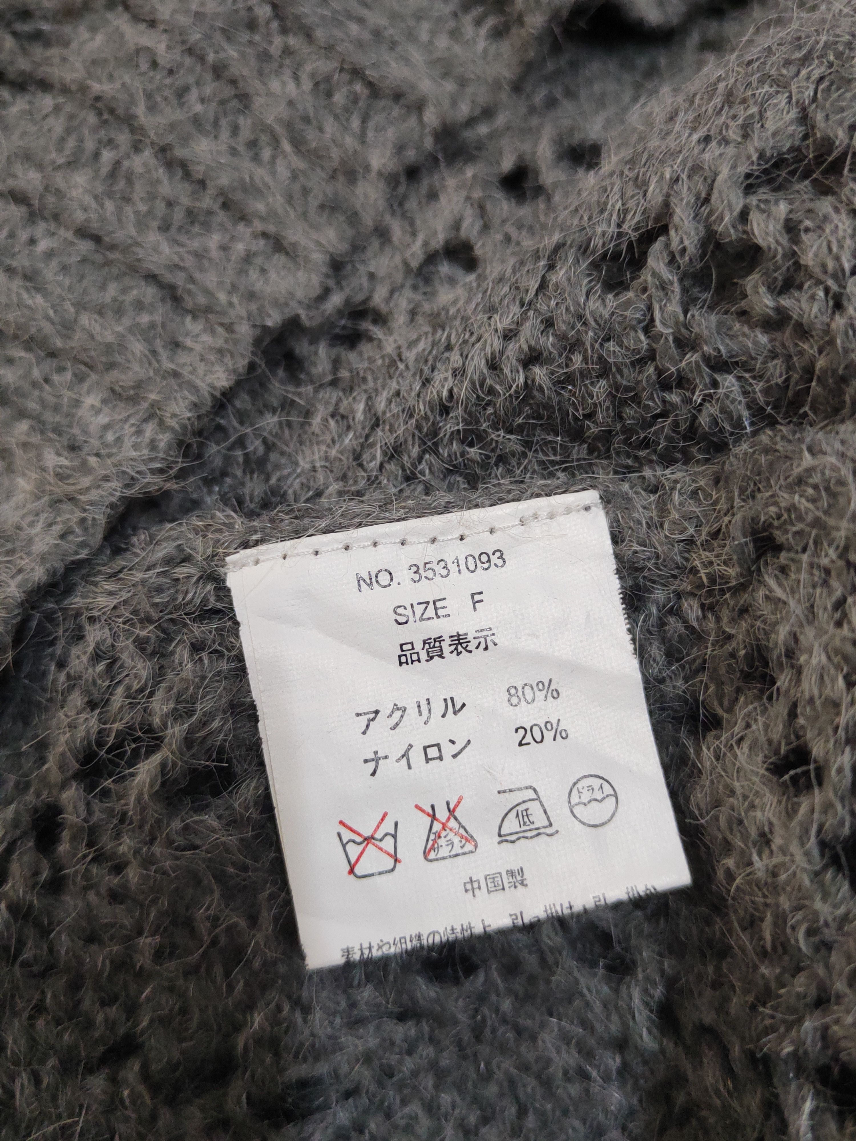 Vintage Archives Crochet MeshNet Knitwear Sweatshirts #W1277 Size US S / EU 44-46 / 1 - 10 Thumbnail
