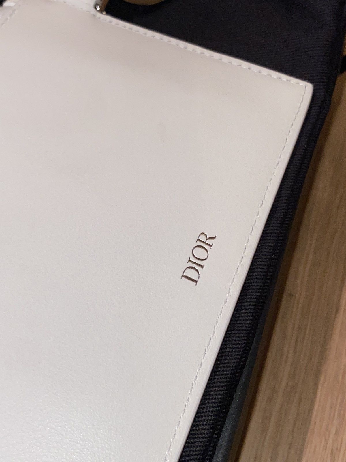 Daniel Arsham × Dior Dior x Daniel Arsham Leather Zipped Compact Wallet Size ONE SIZE - 4 Thumbnail
