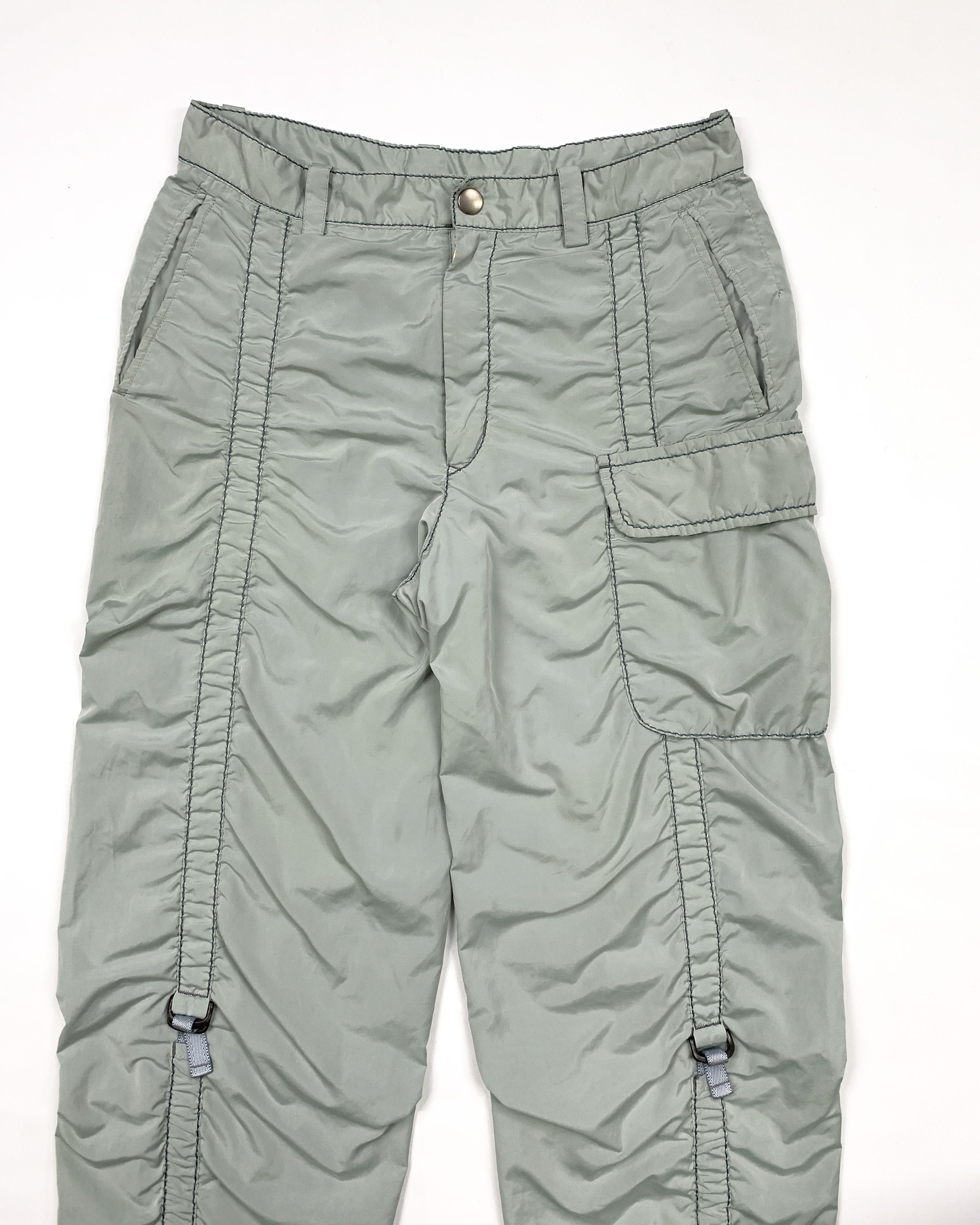 Issey Miyake 1996 Cinchable / Parachute Nylon Cargo Pants Size US 31 - 4 Thumbnail