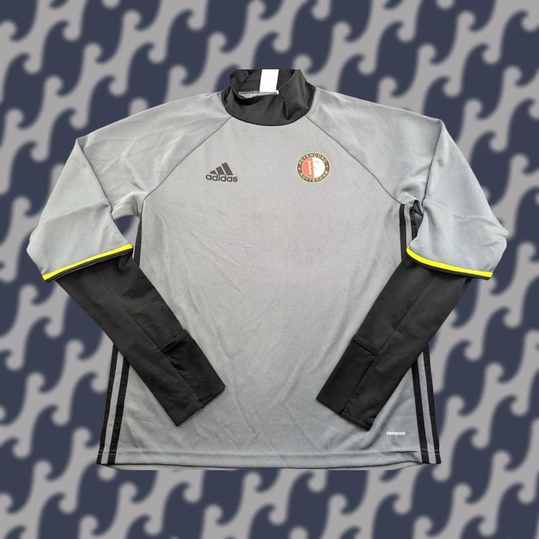 Adidas adidas Feyenoord Rotterdam 2016-2017 Training Sweatshirt Top Jersey Medium Adult Drill Shirt Unisex Adults Regular XS/S/M? Size US M / EU 48-50 / 2 - 1 Thumbnail