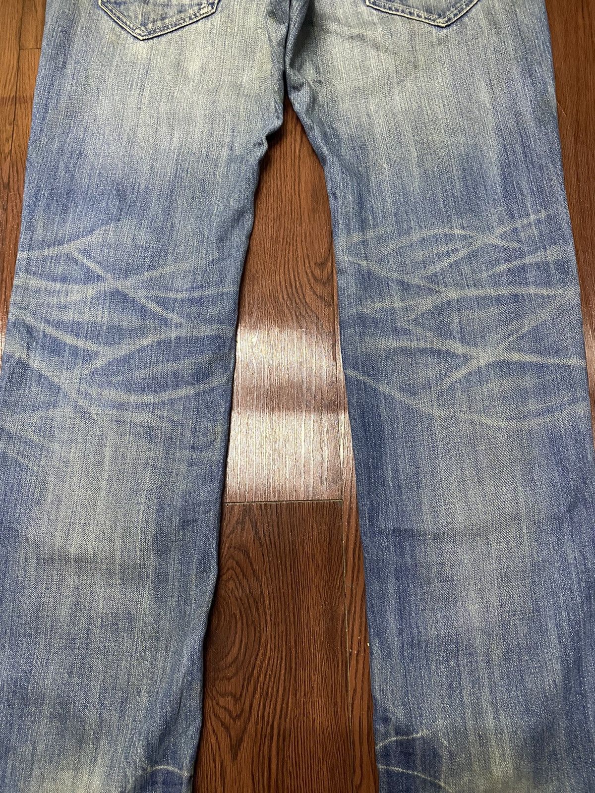 Japanese Brand Vintage Japan Nano Universe Dirty Mud Wash Distressed Jeans Size US 32 / EU 48 - 7 Thumbnail