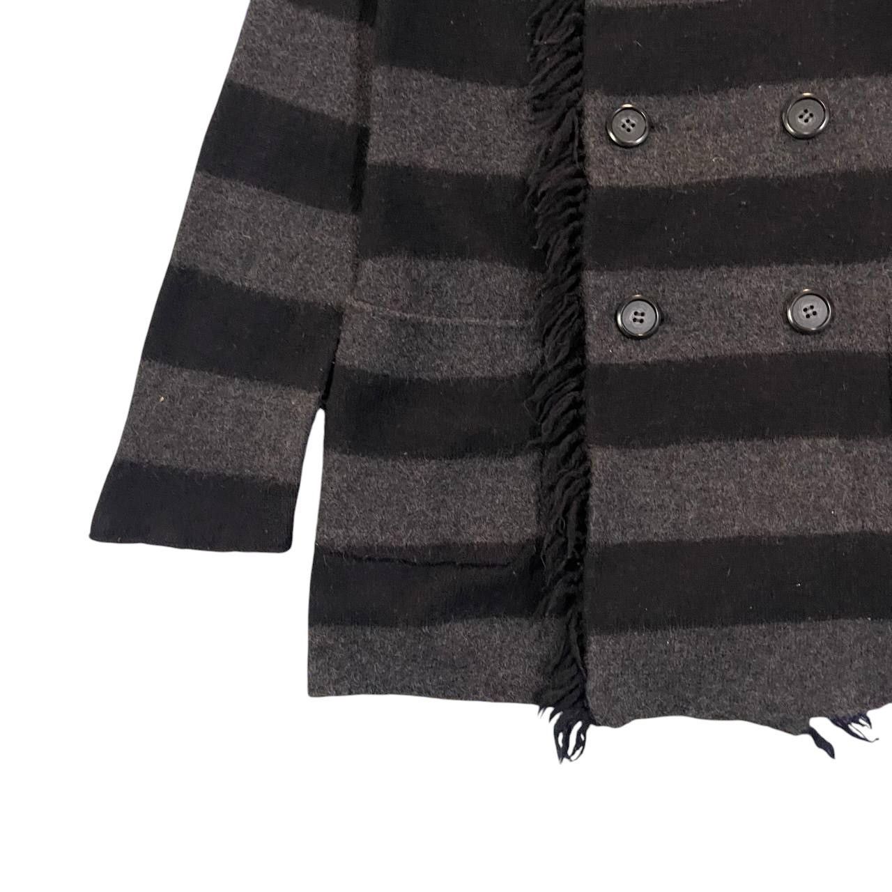 gomme Gomme High Neck Double Breasted Wool Coat Size M / US 6-8 / IT 42-44 - 3 Thumbnail
