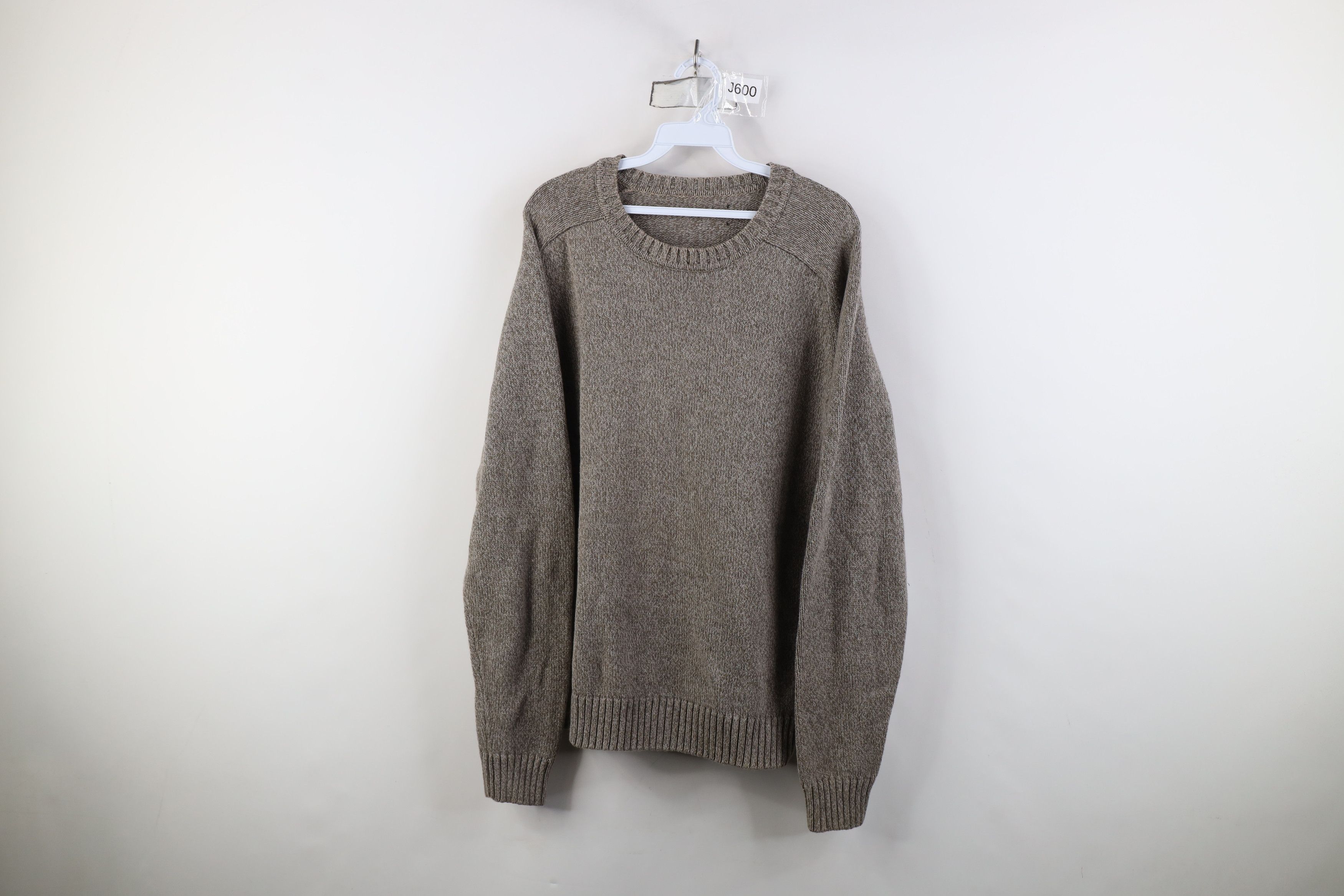 Vintage Vintage 90s Streetwear Heavyweight Knit Crewneck Sweater Size US L / EU 52-54 / 3 - 1 Thumbnail