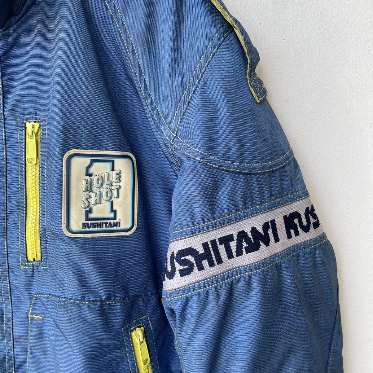 Helmut Lang Vintage 80s Astro Kushitani "Hole Shot" Racing Jacket Size US L / EU 52-54 / 3 - 8 Thumbnail