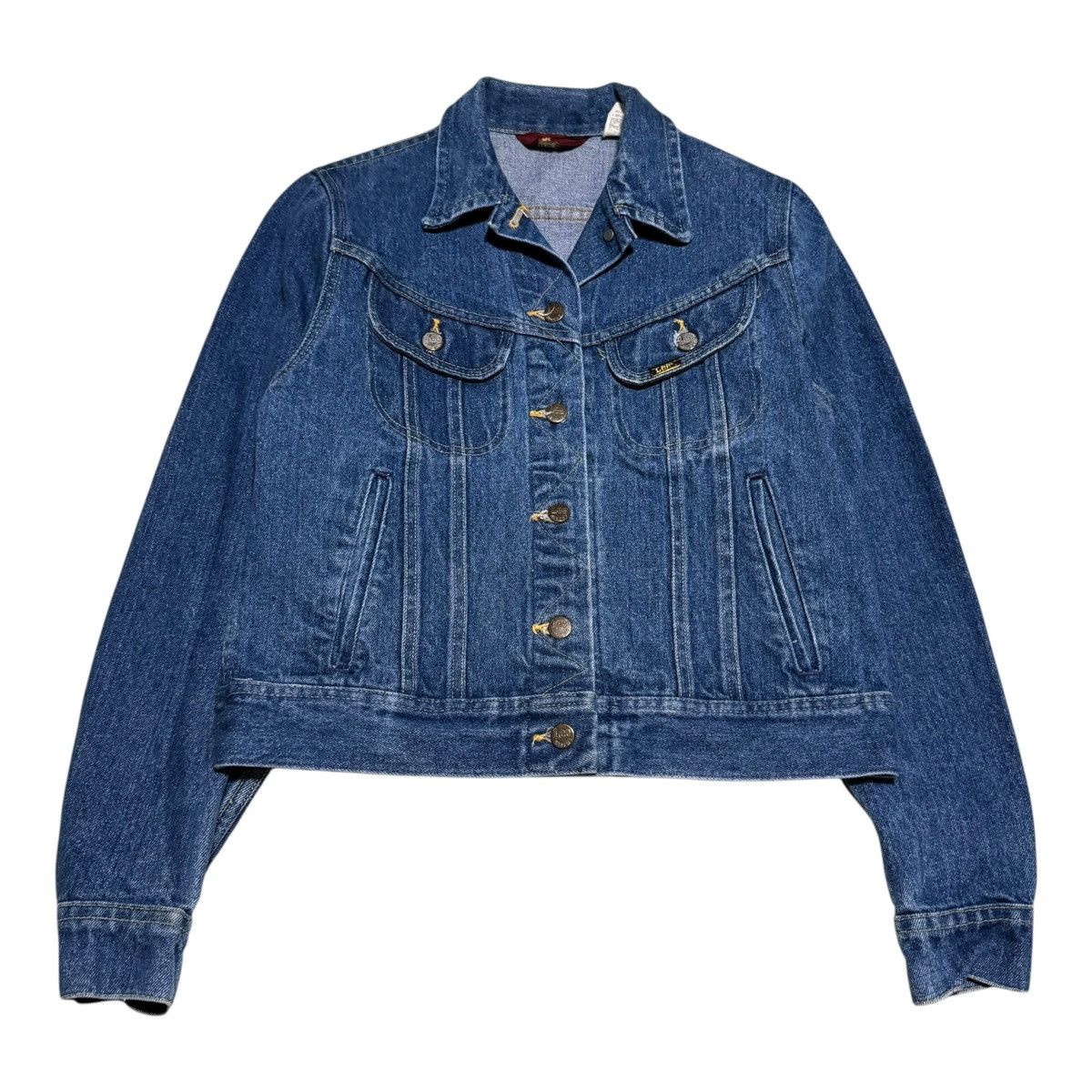 Lee 80s Ms. Lee Union Made Denim Jean Jacket Women's 11/12 Size S / US 4 / IT 40 - 1 Thumbnail