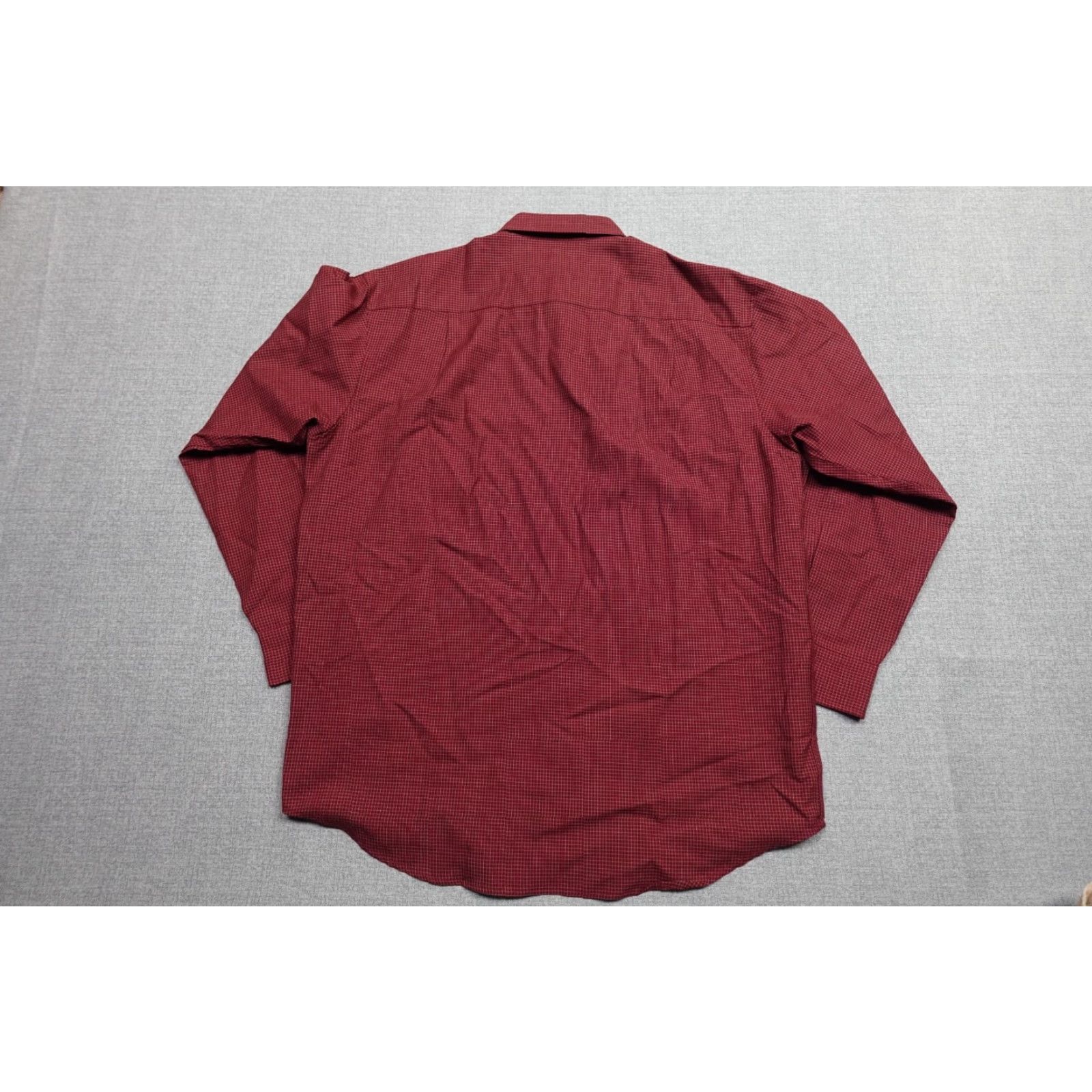 Pendleton VINTAGE Pendleton Wool Shirt Men L Red Check Worsted Wool Button-Up 90s USA Mens Size US L / EU 52-54 / 3 - 5 Thumbnail