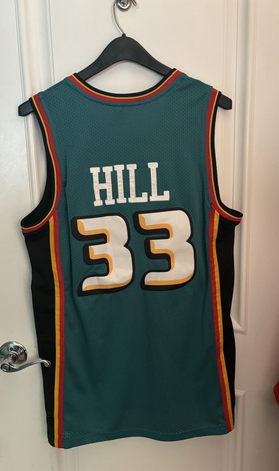 Mitchell & Ness × NBA × Vintage Mitchell & Ness Grant hill, Detroit Pistons jersey Size US L / EU 52-54 / 3 - 2 Thumbnail