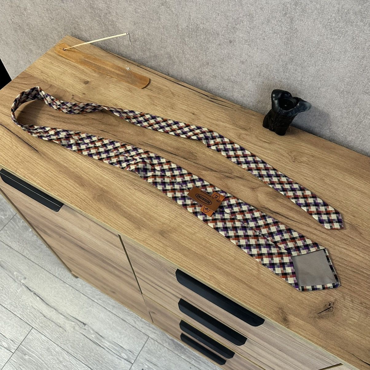 Missoni Luxury New Missoni Tie Silk Made In Italy Old Money Y2K 00s Size ONE SIZE - 1 Thumbnail