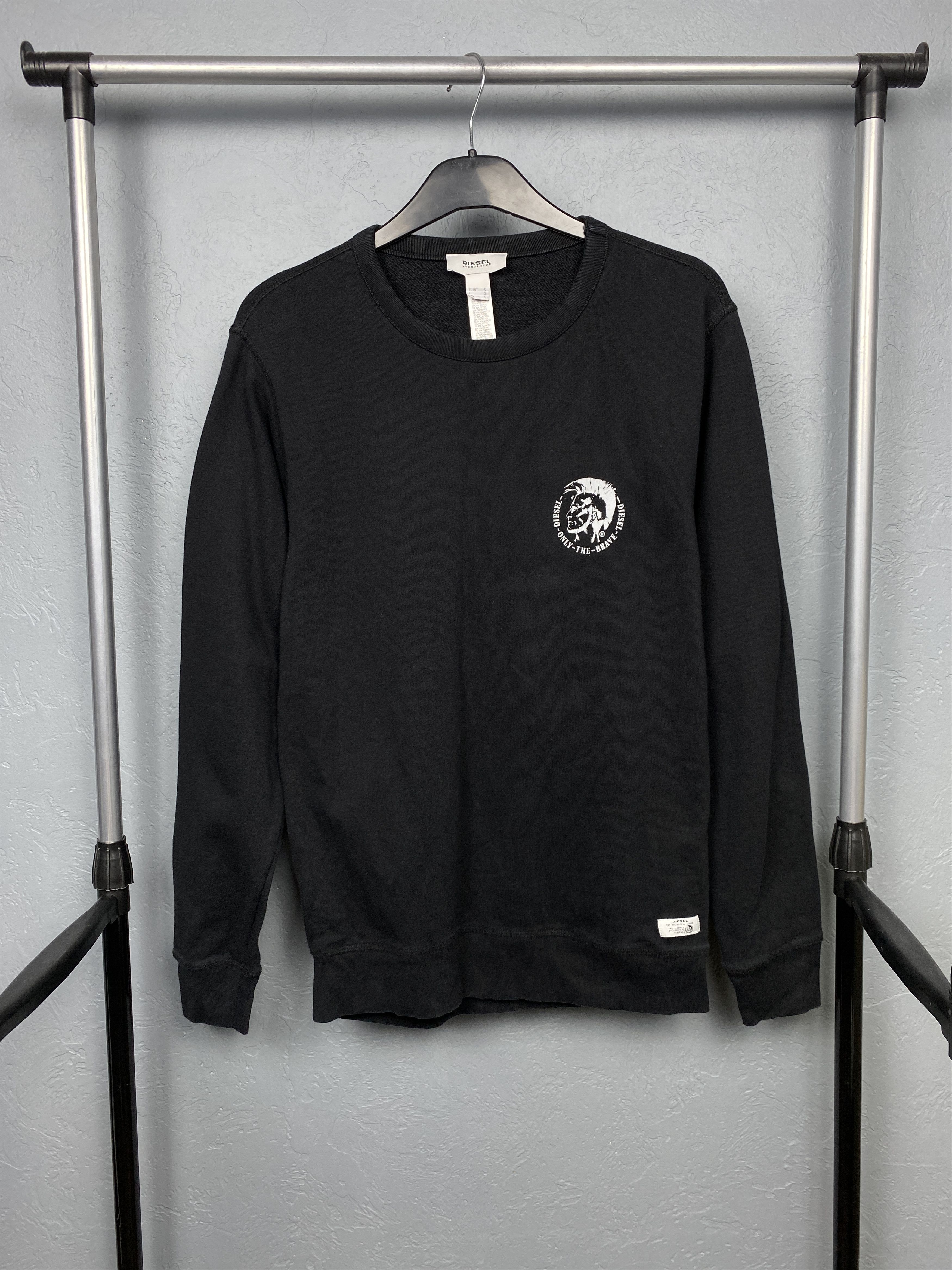 Diesel Diesel Vintage Mens Logo Punk Crew Neck Sweatshirt Y2K Size US S / EU 44-46 / 1 - 1 Thumbnail