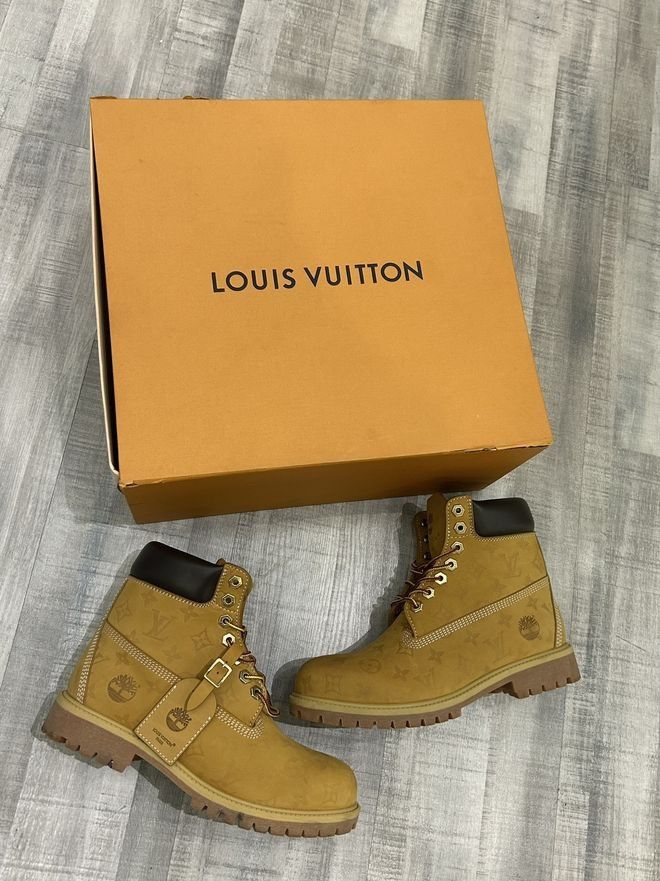 Louis Vuitton × Timberland Ankle Boots Size US 9.5 / EU 42-43 - 1 Thumbnail