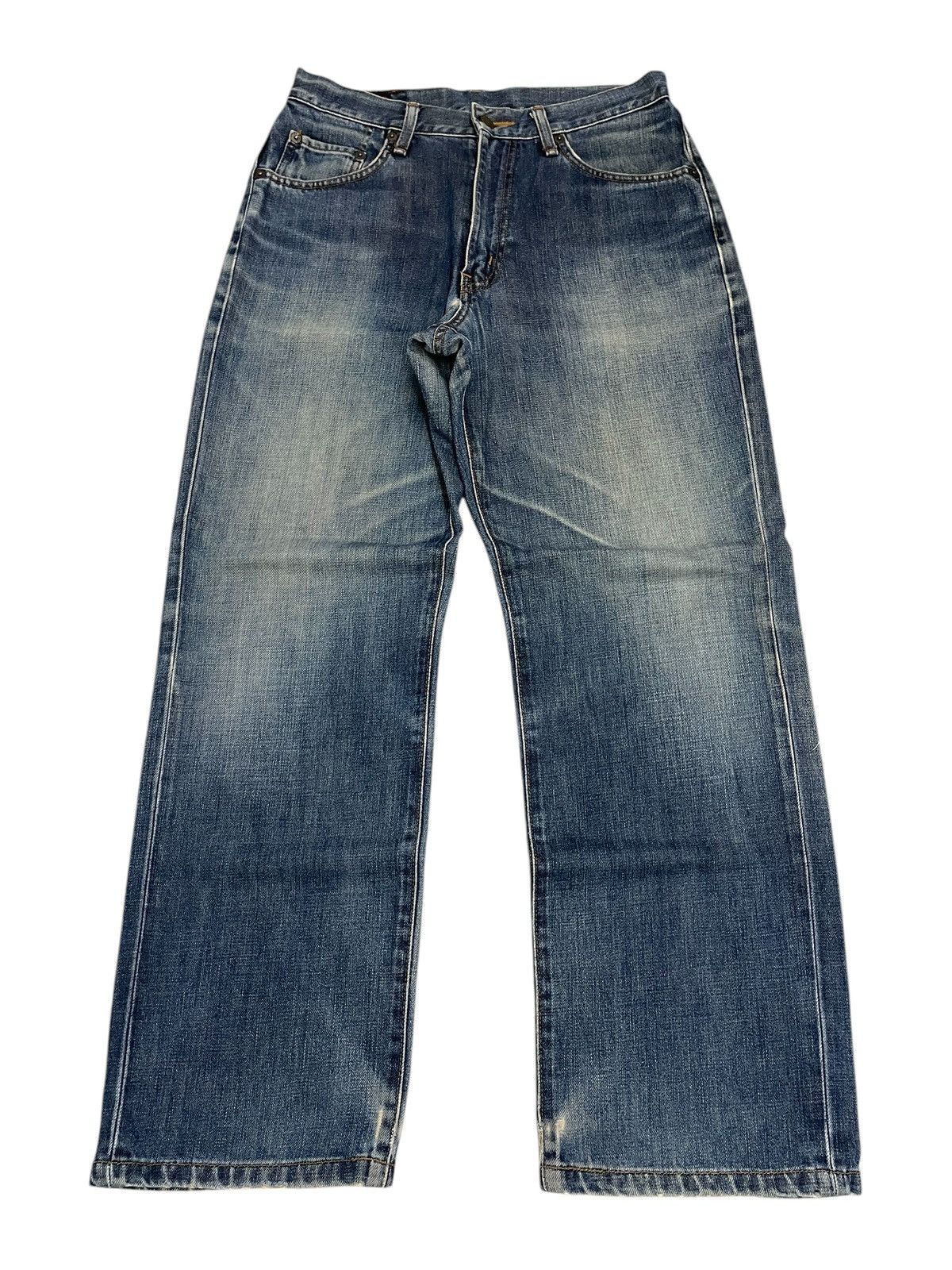 Edwin Edwin 503Z Regular Wide Distressed Denim Pants (AB25) Size US 31 - 1 Thumbnail