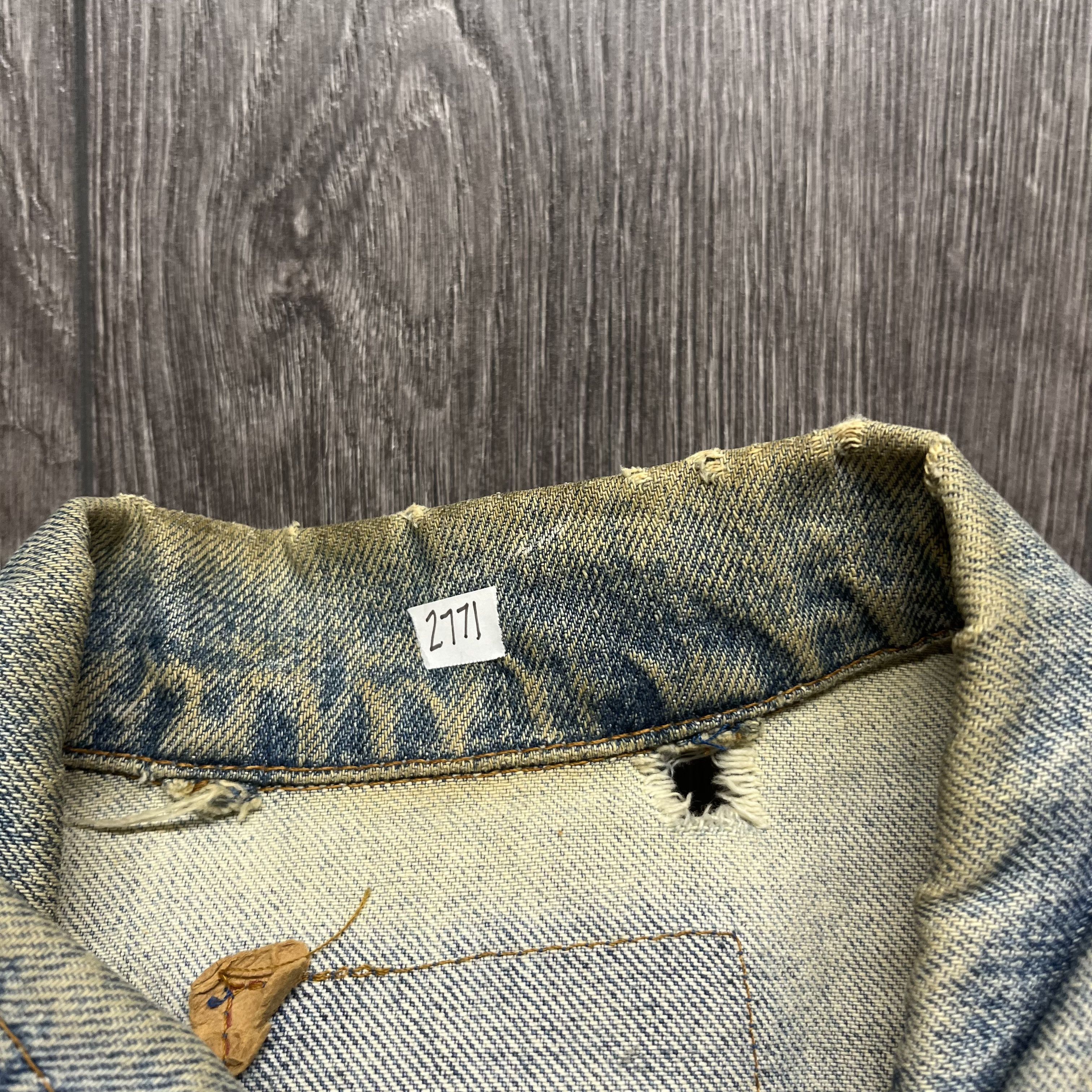 Levi's × Vintage Vintage Levis Strauss 1990s Denim Trucker Jacket XL Size US XL / EU 56 / 4 - 16 Thumbnail