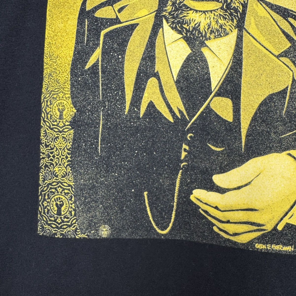 Obey OBEY CORNEL WEST BLACK T-SHIRT CREW NECK Y2K TEE sz XL MEN Size US XL / EU 56 / 4 - 7 Thumbnail