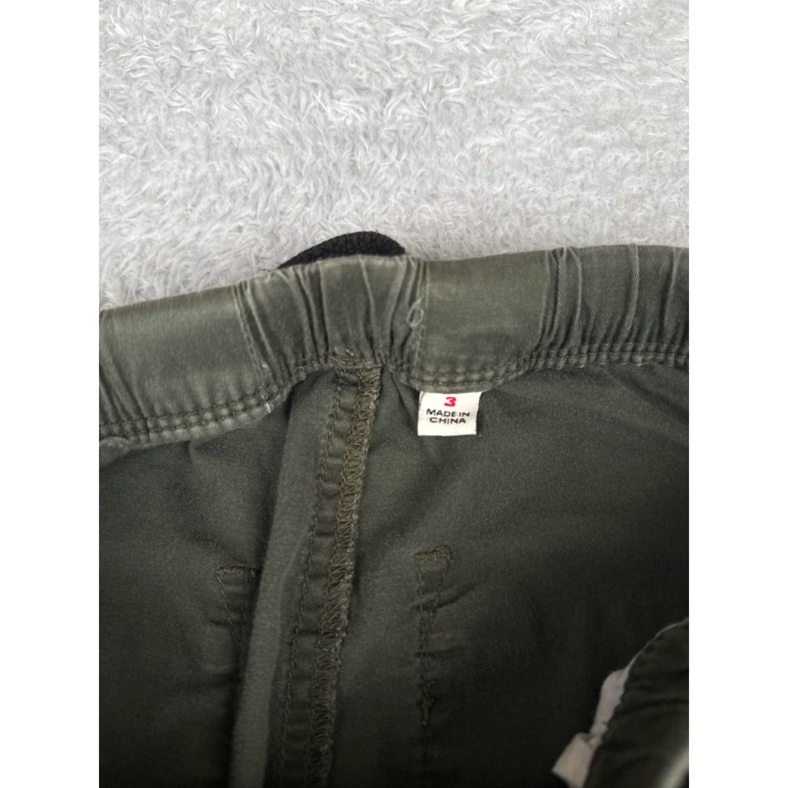 Vintage UNIONBAY Women's Cargo Jogger Pants Size 3 Green Tapered Denim 5-Pocket Belted Regular Fit Size 26" / US 2 / IT 38 - 5 Thumbnail
