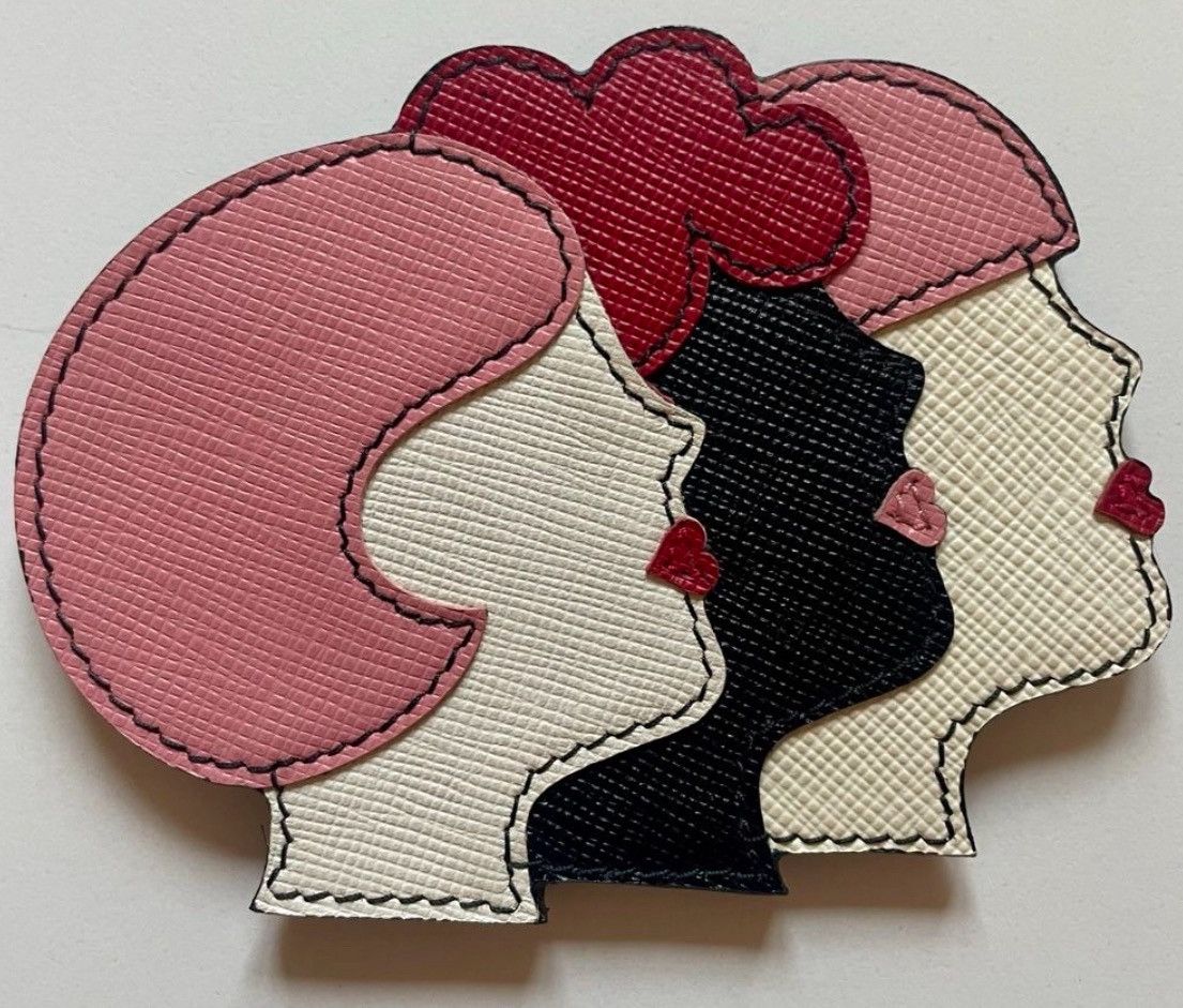 Prada Prada Saffiano Leather Comic Girl Patch Appliqué Size ONE SIZE - 1 Thumbnail