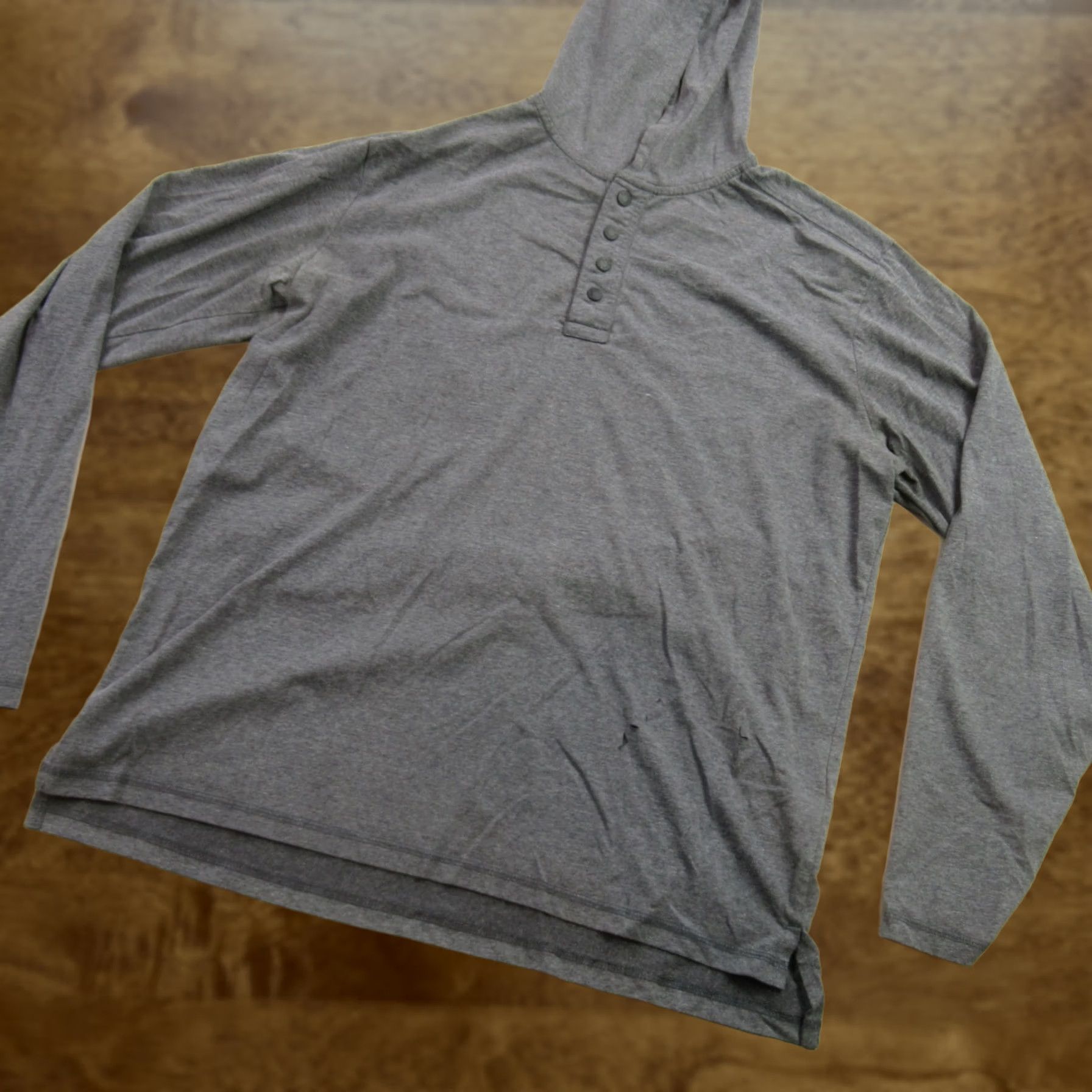 Mountain Khakis Mountain Khakis Hoodie Mens L Long Sleeve Pullover 1/4 Snap Gray Sweatshirt Pullover Hooded Regular Fit Casual Size US L / EU 52-54 / 3 - 1 Thumbnail