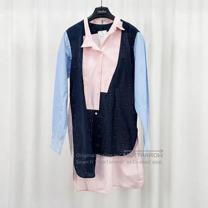 Loewe Loewe Multicolor Embroidered Long Sleeve Shirt . Size XS / US 0-2 / IT 36-38 - 1 Thumbnail