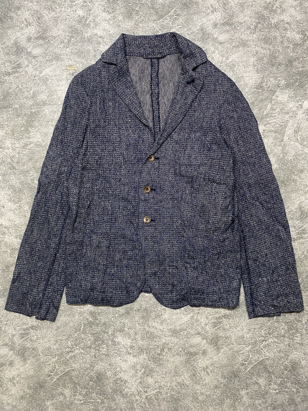 45rpm × Japanese Brand R by 45Rpm Denim Blazer Size XS / US 0-2 / IT 36-38 - 1 Thumbnail