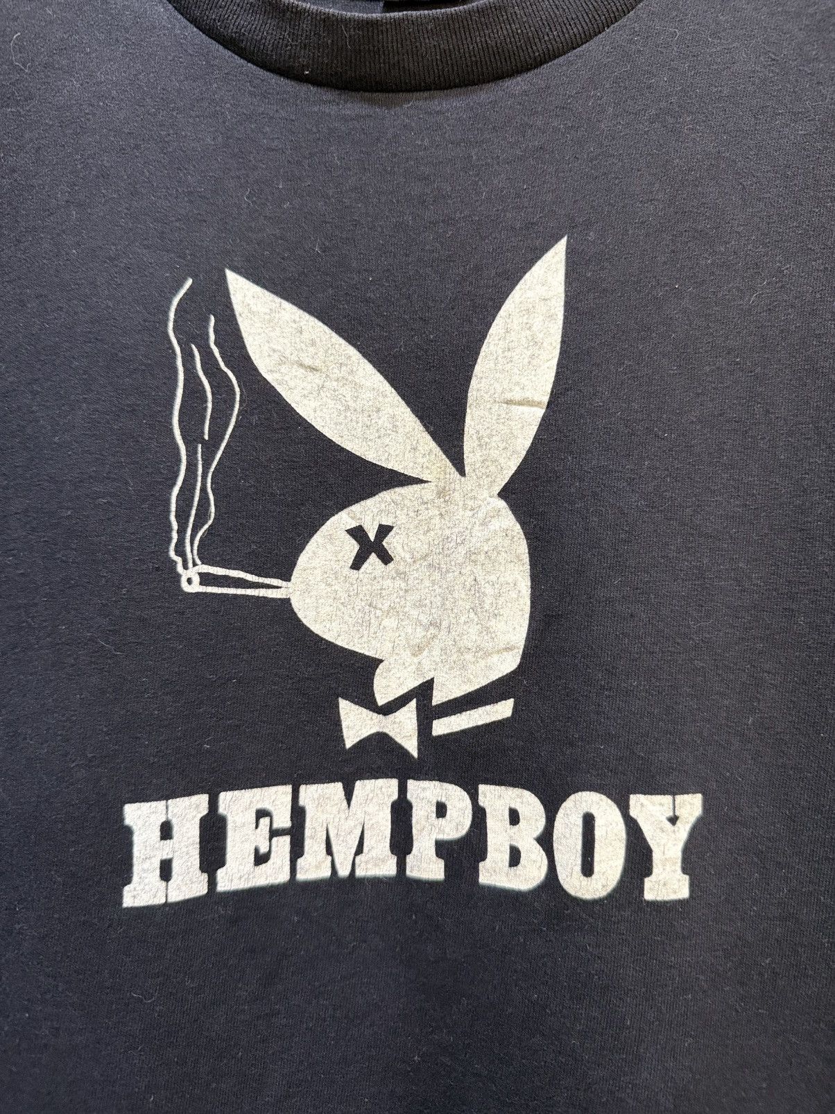 Girl Skateboards Vintage 90s HEMPBOY Weeb Faded Tee Size US M / EU 48-50 / 2 - 2 Thumbnail